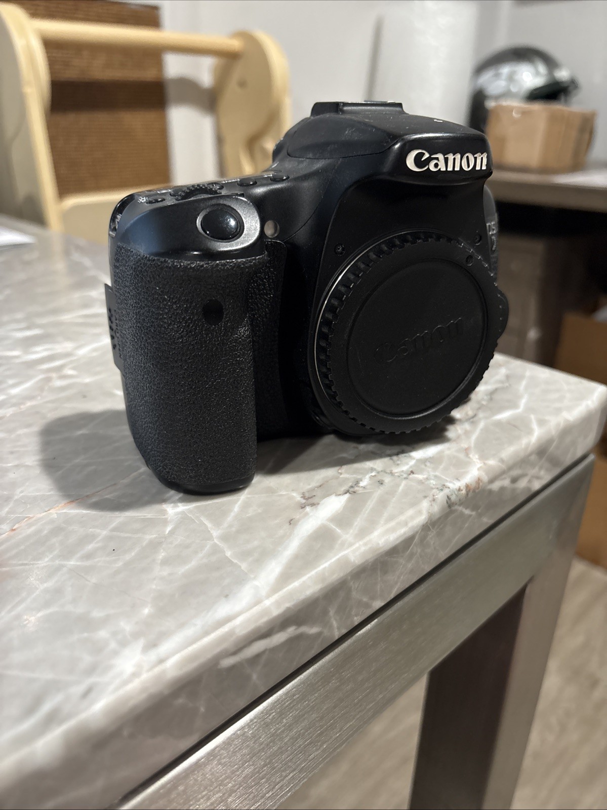 Canon EOS 70D 20.2MP Digital SLR Camera Blk Body Only Defective Parts No Battery