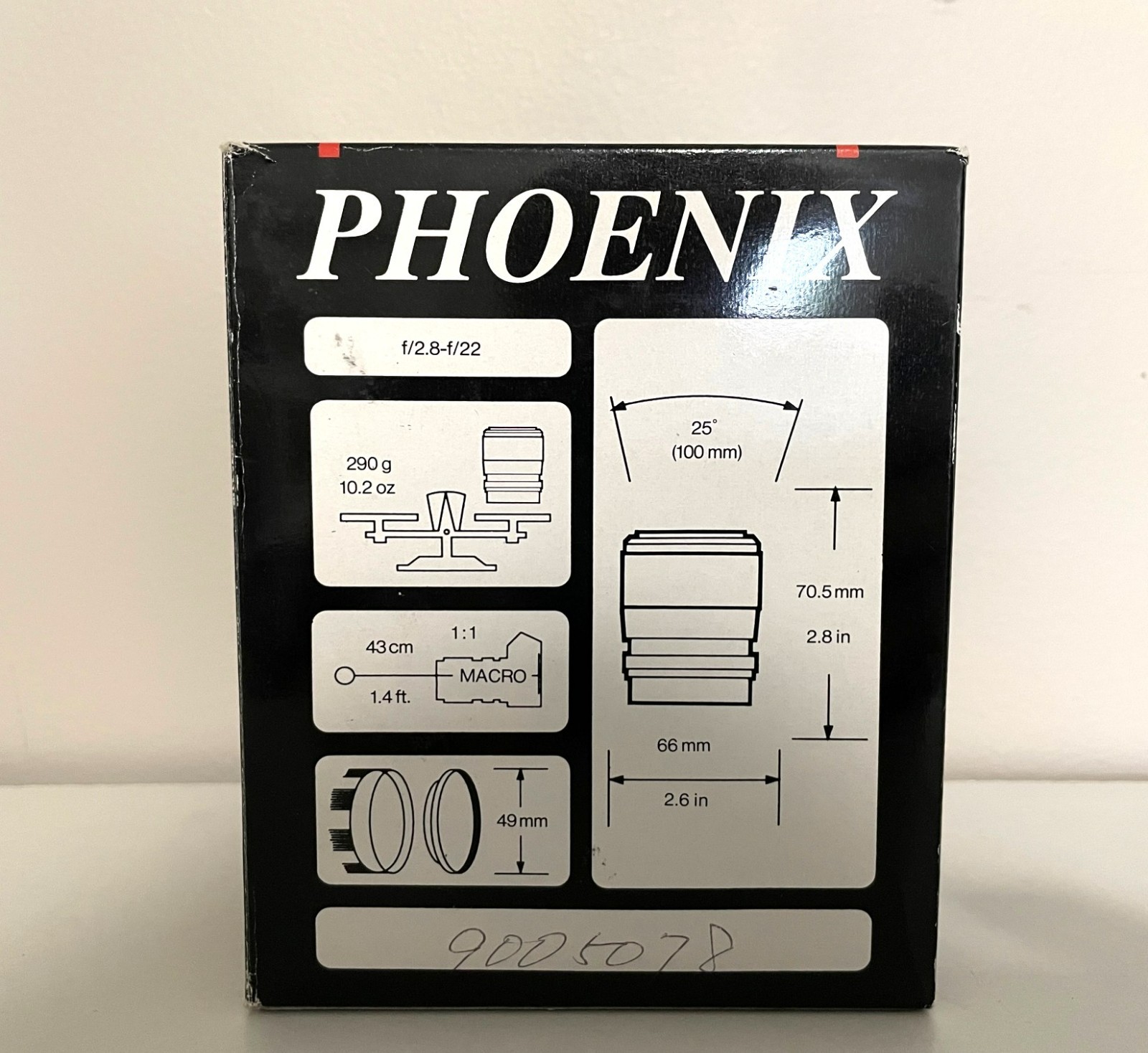 Phoenix 100mm 3.5 Macro AF Lens – In Box – Vintage