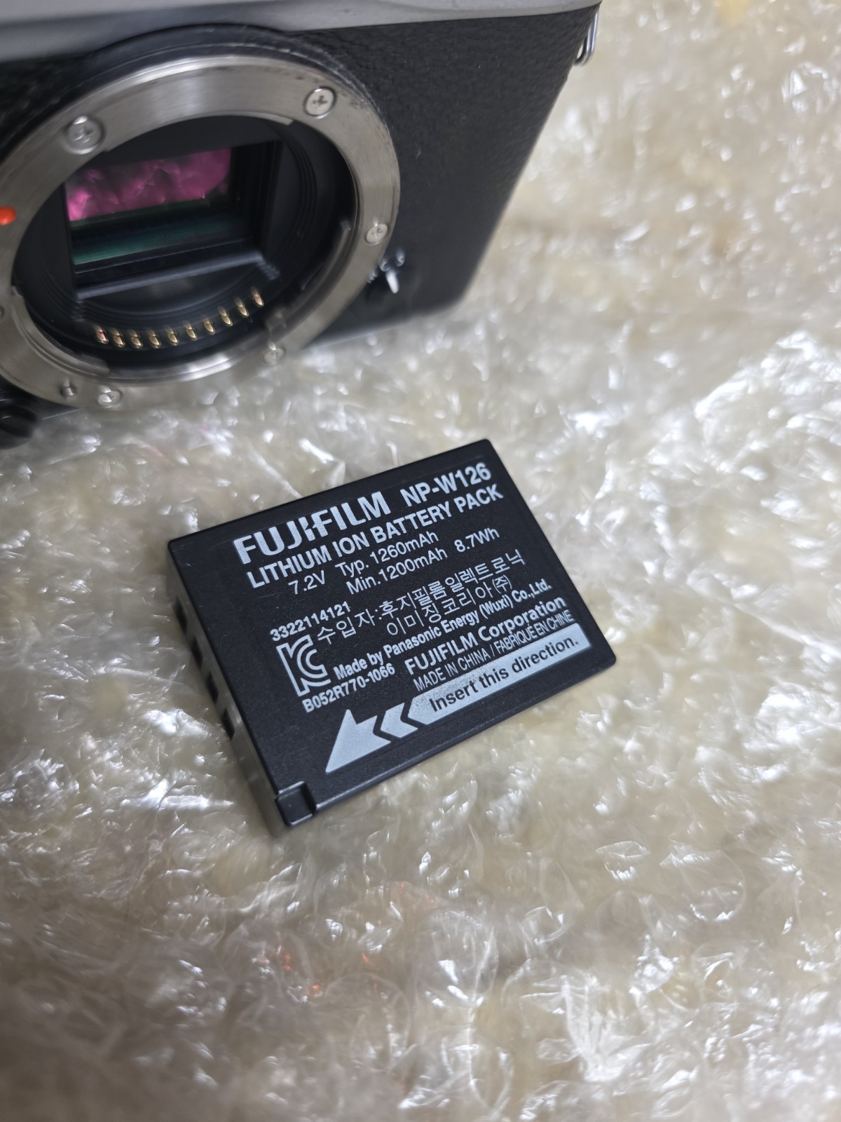 Fujifilm Fuji X Series X-E1 16.3MP Mirrorless Digital Camera (Body) W/ Battery