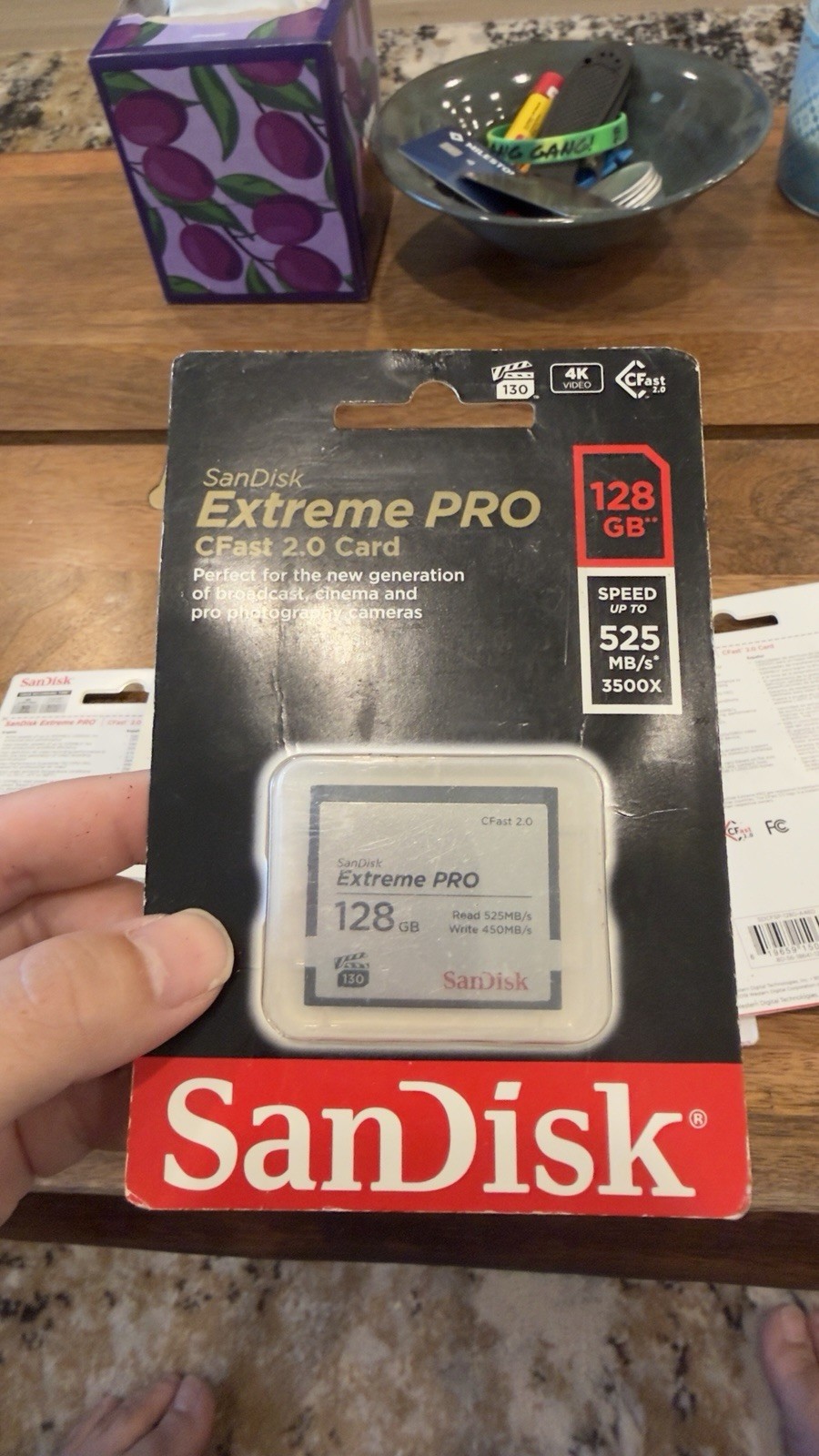 SanDeisk Etreme PRo cFast 2.0 128 gb