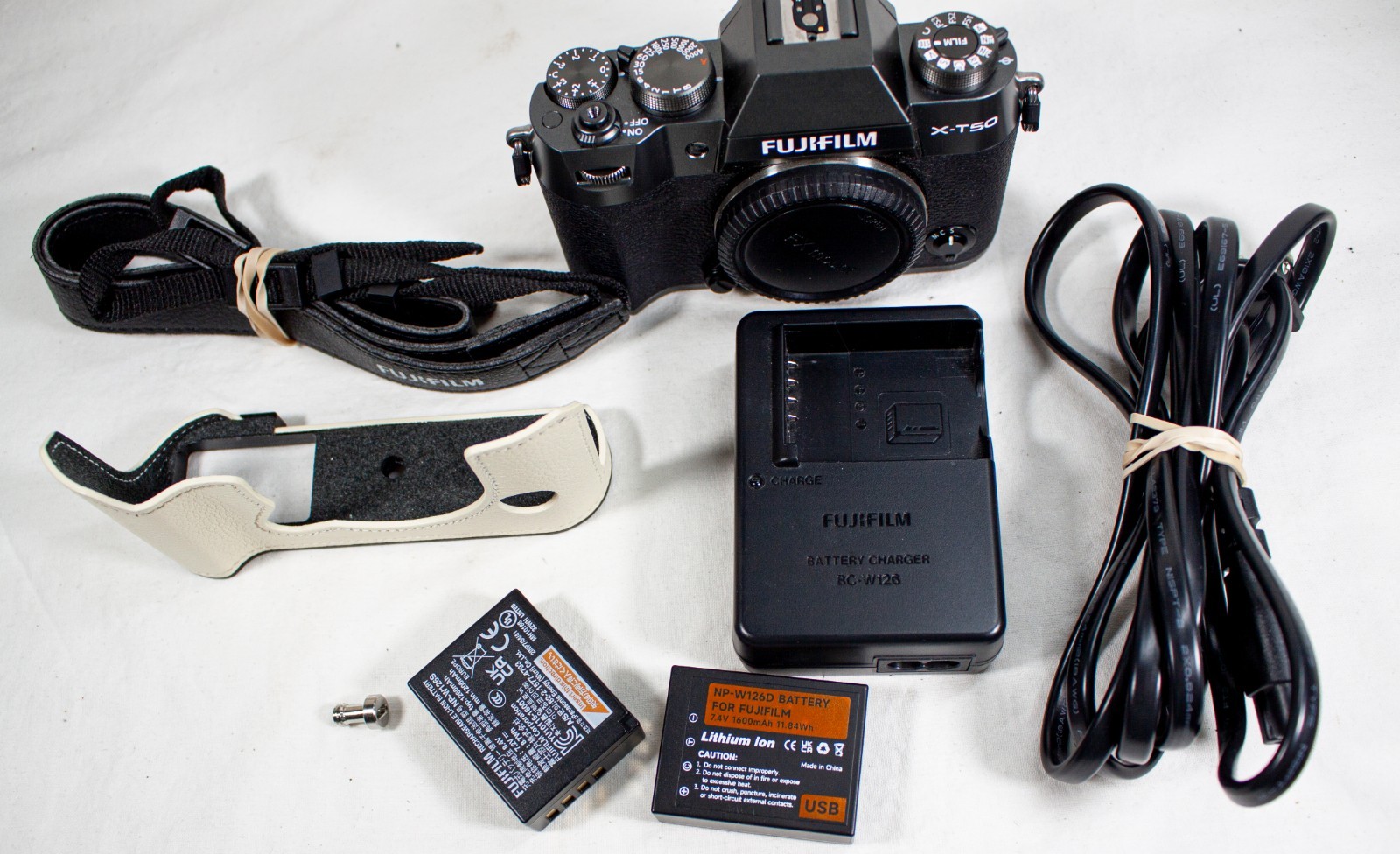 Fujifilm X-T50 40MP Mirrorless Digital Camera Body – Charcoal Silver