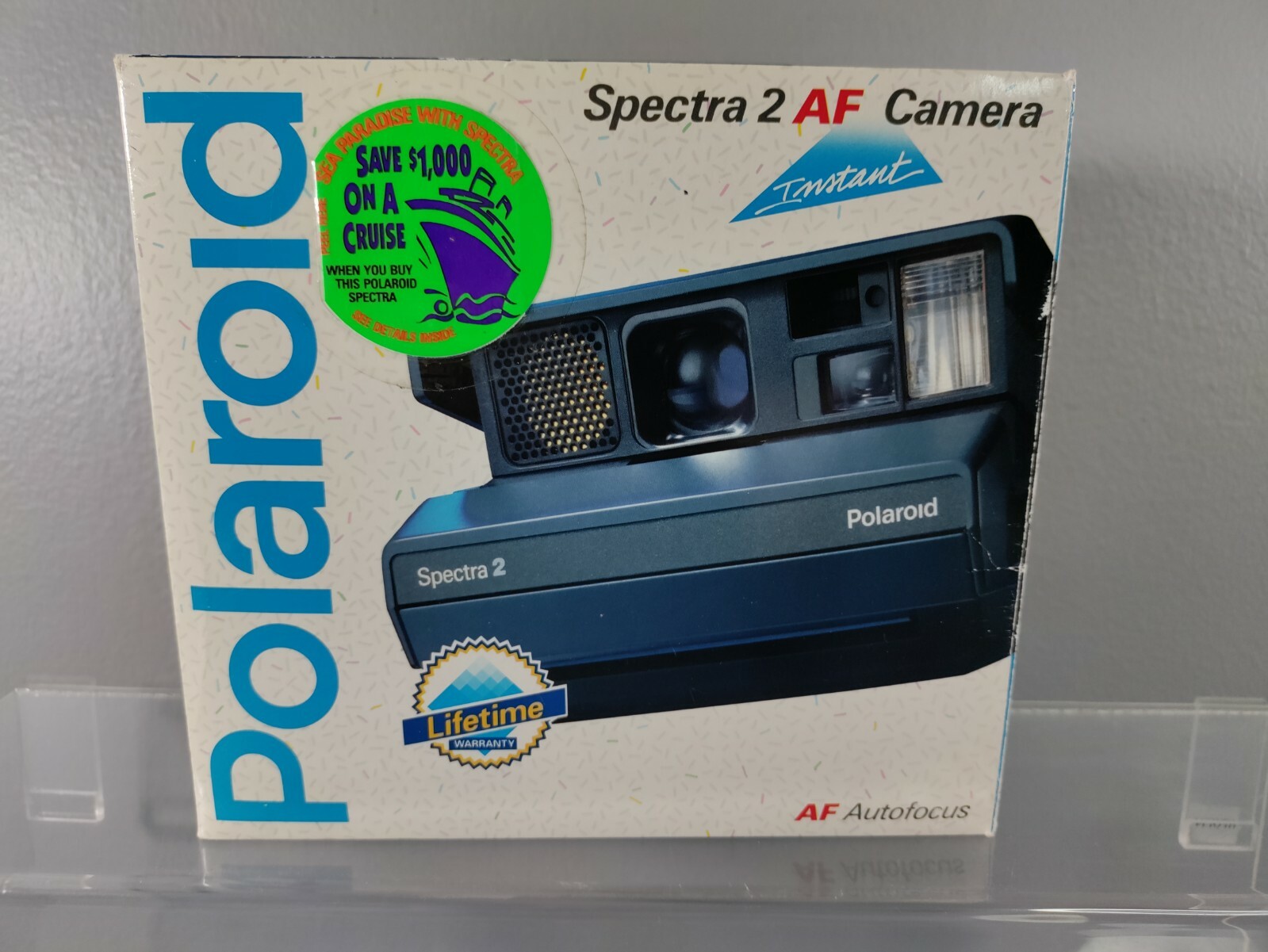 POLAROID SPECTRA 2 AF CAMERA INSTANT IN ORIGINAL BOX WITH LIFETIME WARRANTY