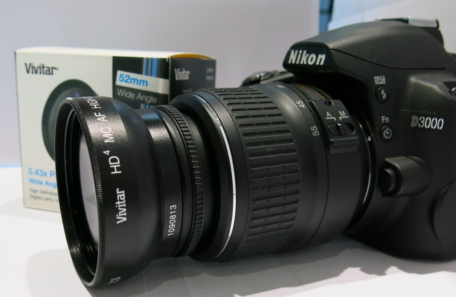 VIVITAR WIDE ANGLE LENS + MACRO LENS FOR NIKON D3500 HD OPTICAL GLASS