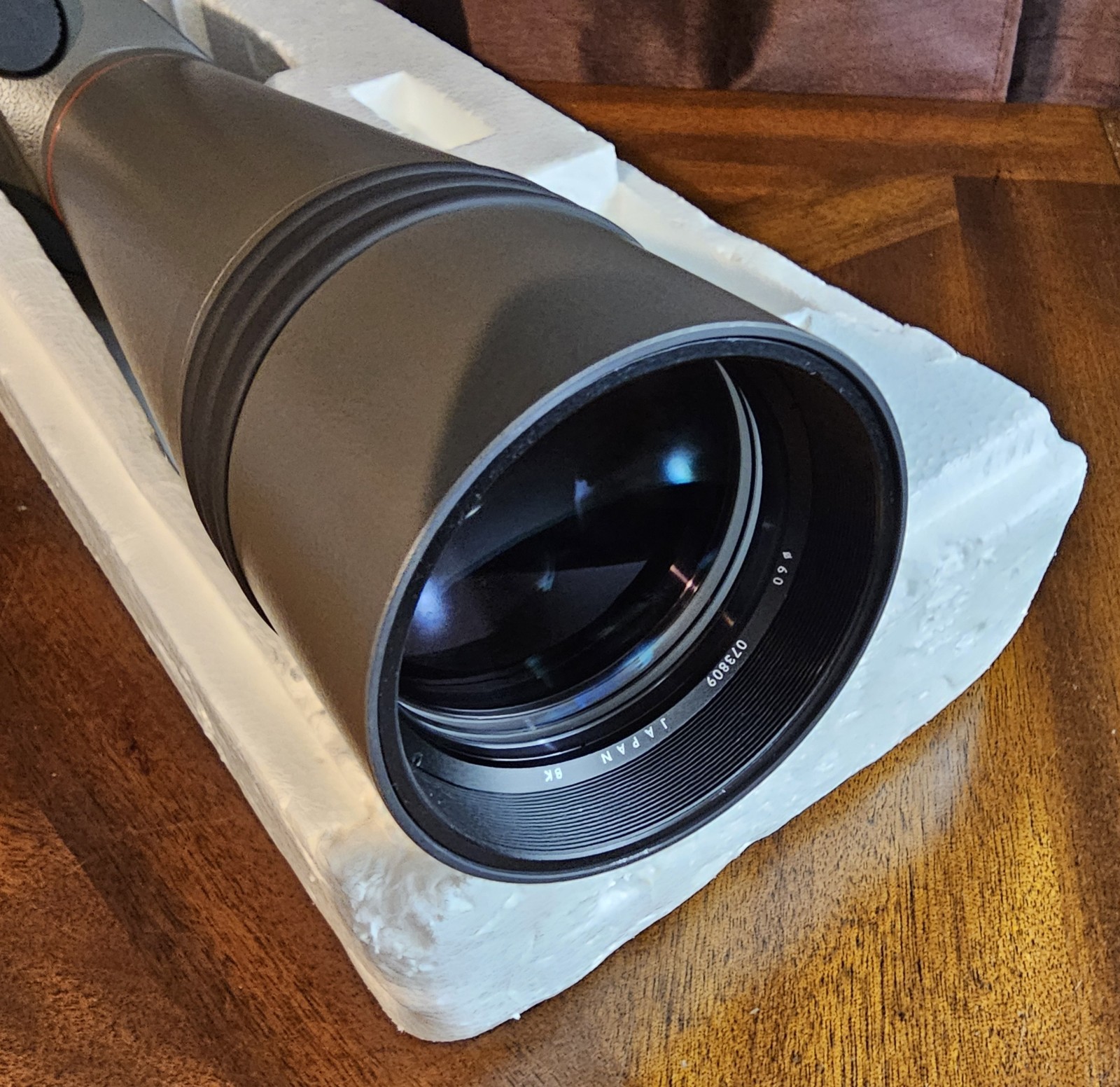 New Kowa TS-601 Spotting Scope, Angled Eyepiece, 20x 40x 60x Gray