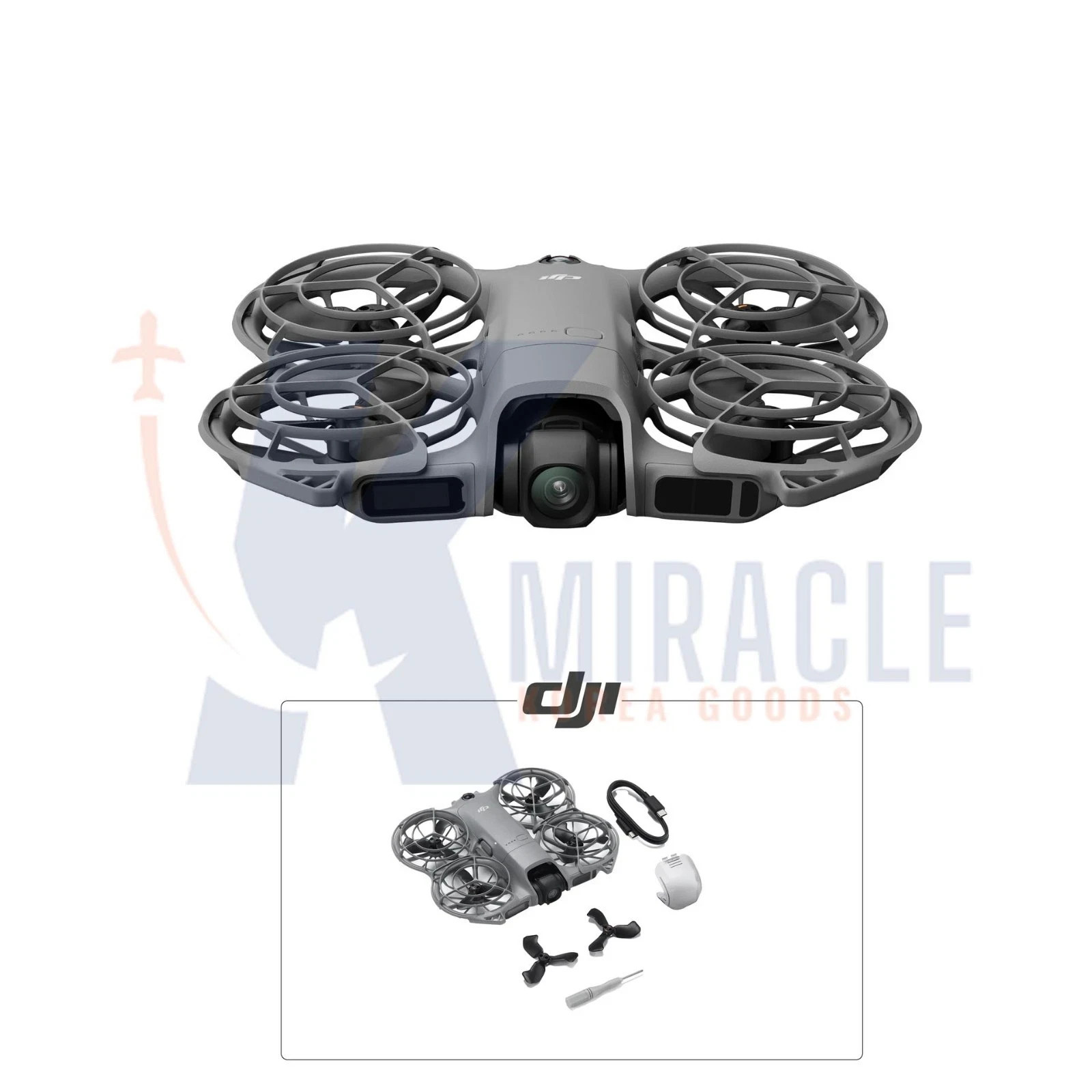 DJI Neo 2 Camera Drone Only 1 Battery Included Palm Takeoff 4K Video / Fast Ship