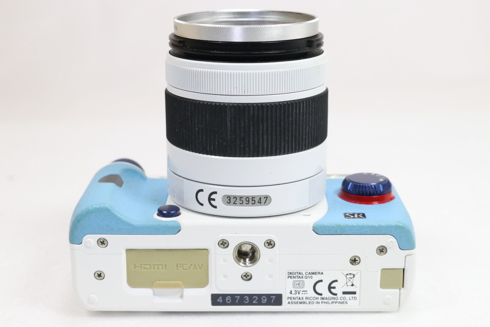 [Near Mint] PENTAX Q10 Type 00 Digital Camera Rei Model Evangelion SC:2917
