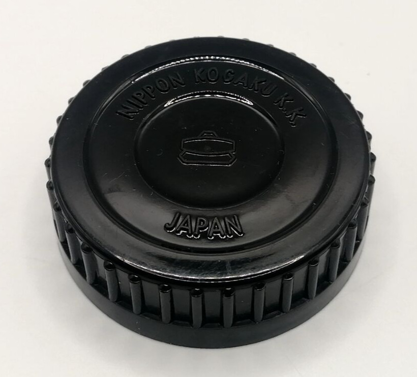🎦VIDEO👀🌟Near MINT🌟 Genuine Nikon F Rear Lens Cap Nippon Kogaku KK From JAPAN