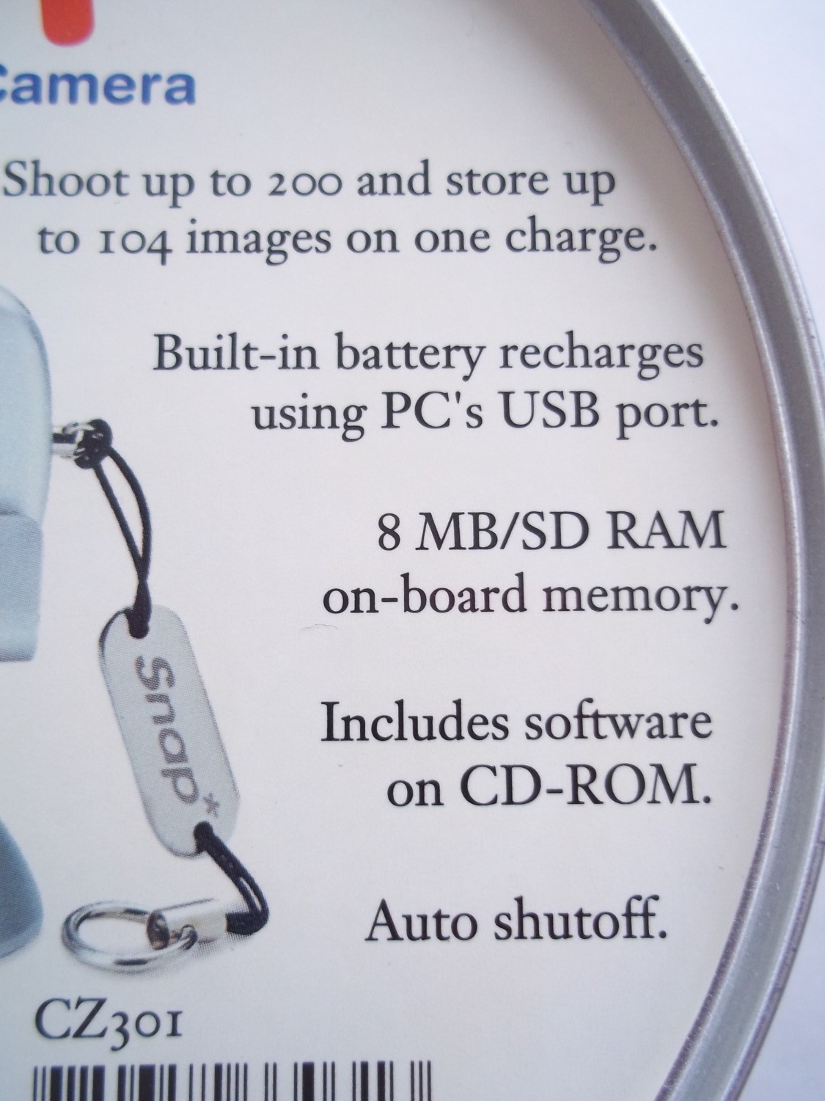 SNAP Che-ez! DIGITAL CAMERA Sharper Image 320,000 Pixels – Webcam & Video-Clip