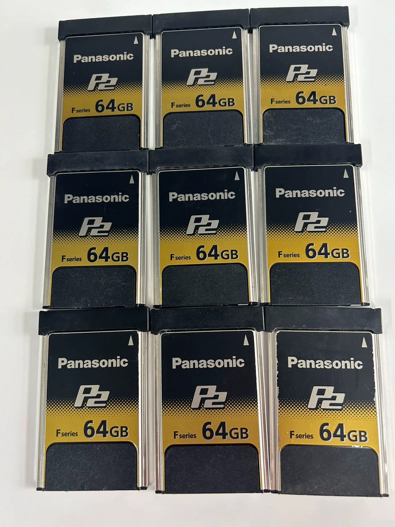 Panasonic AJ-P2E064FG 64 GB P2 Memory Card F-Series 64GB – 95% New