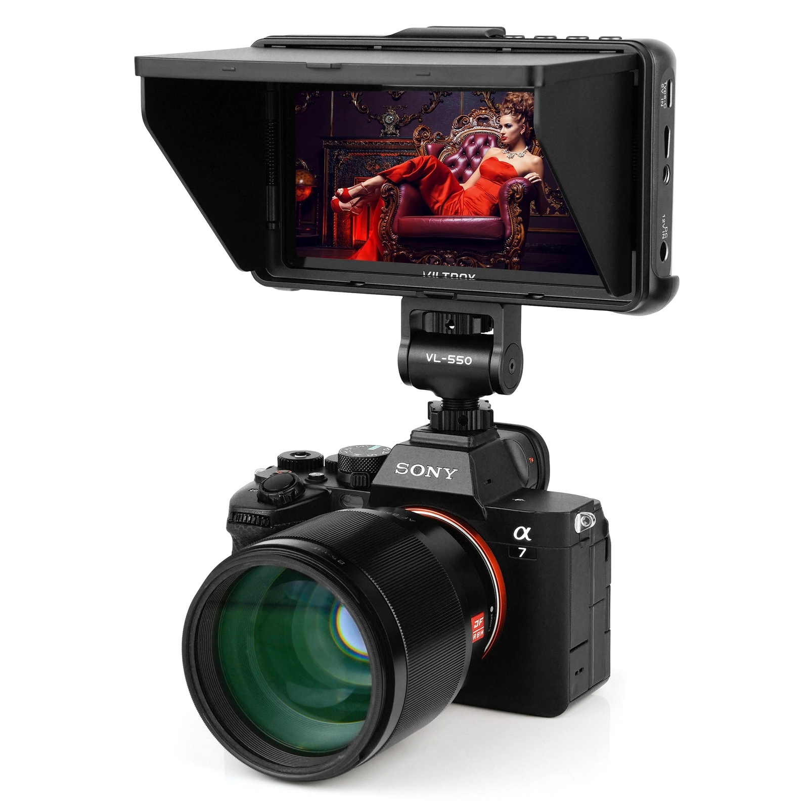 VILTROX DC 550 Pro 5.5″ 4K HDMI Camera Monitors f DSLR Touchscreen Field Monitor