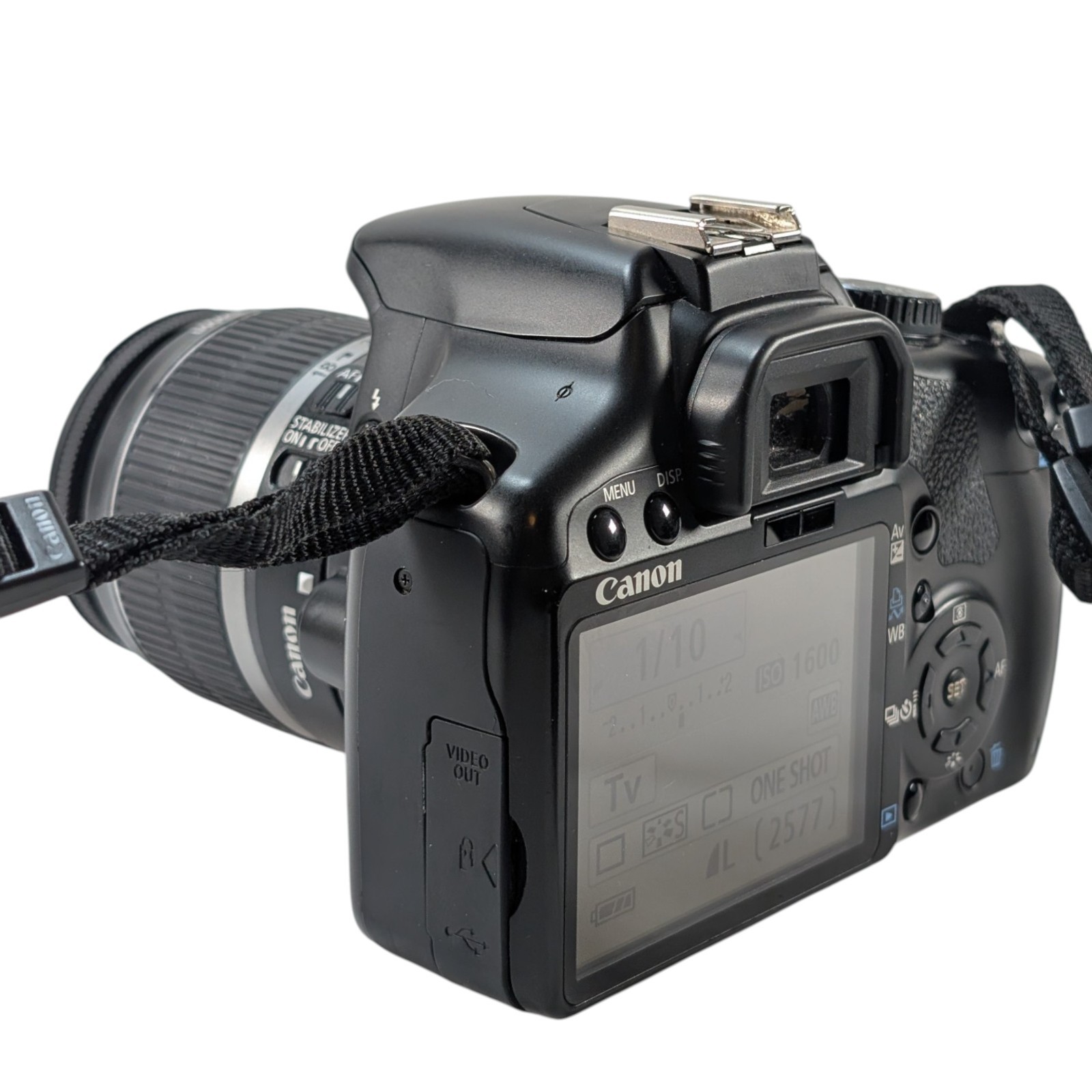 Canon EOS Rebel XSi 450D 12.2MP DSLR Digital Camera w/ EF-S 18-55mm IS Lens