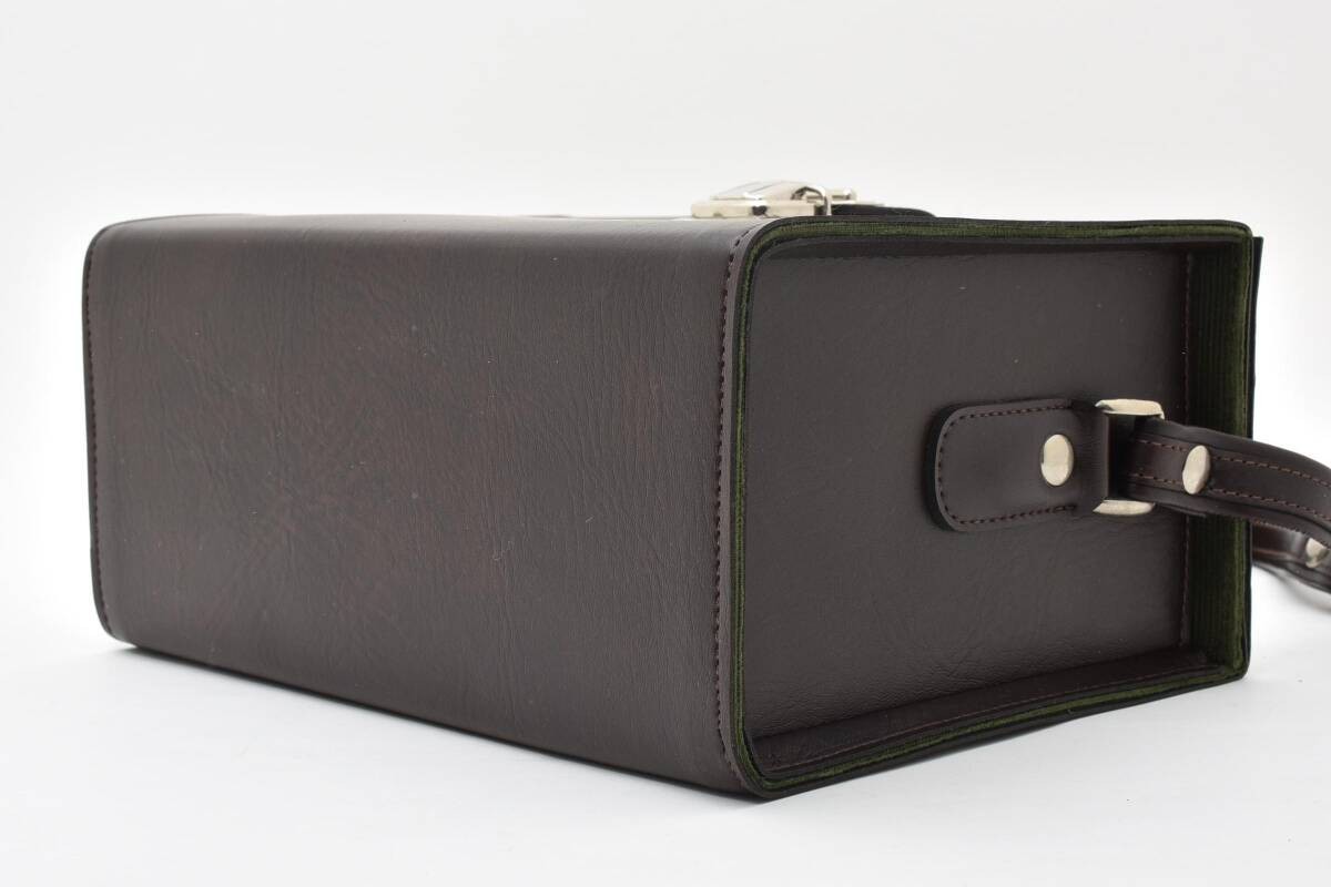 [NEW]Canon Vintage Camera Bag Brown Leather Shoulder Bag Original Case Japan
