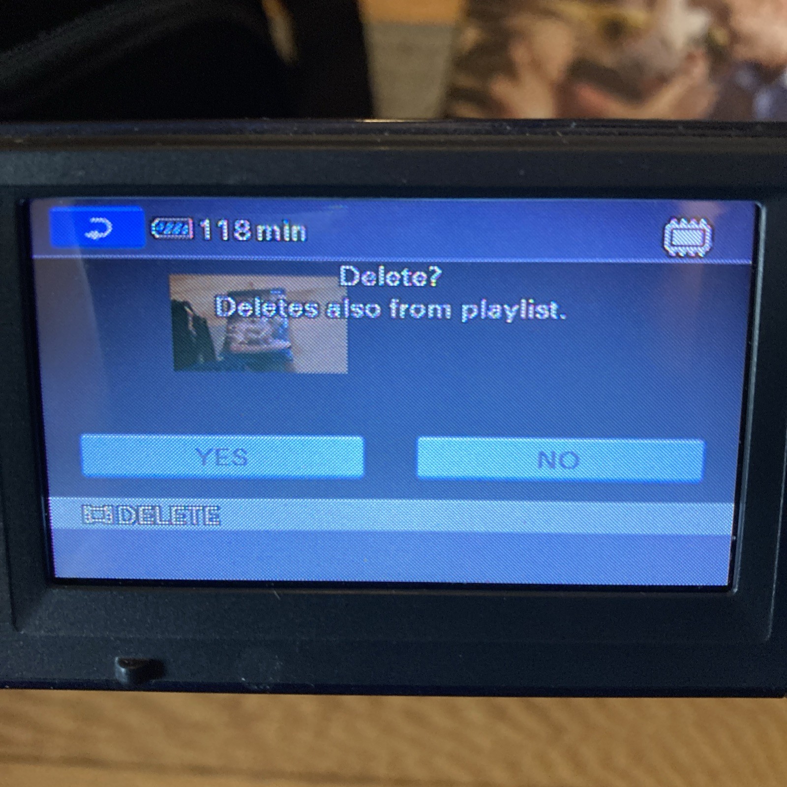 Sony DCR-SX40 Standard Definition Camcorder – Blue – Tested