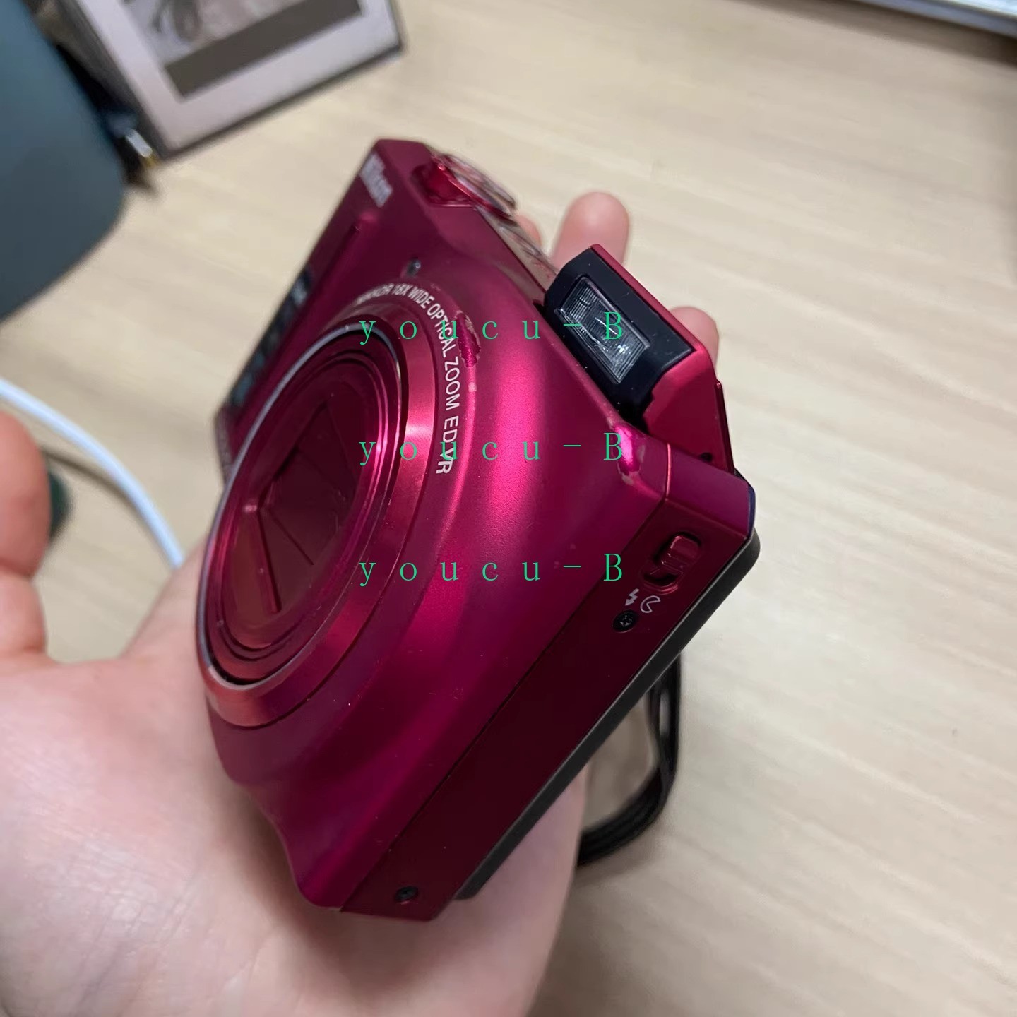 Nikon COOLPIX S9100 Digital Camera 12.1 MP 18x Optical Zoom Built-in Flash Red