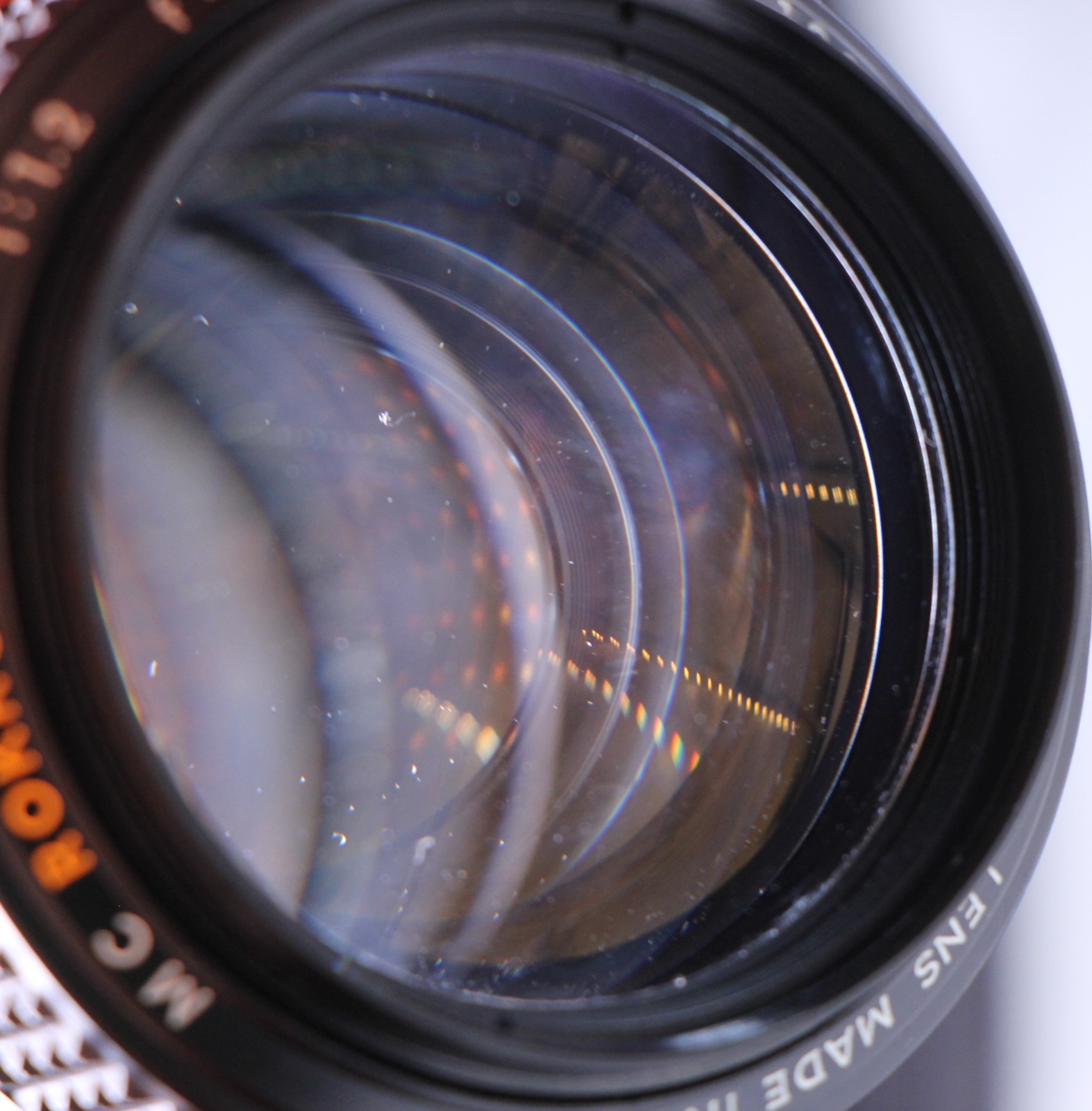 Minolta MC Rokkor-x 58mm F1.2 MD Lens Japan Second Model 58/1.2 Free Ship READ!