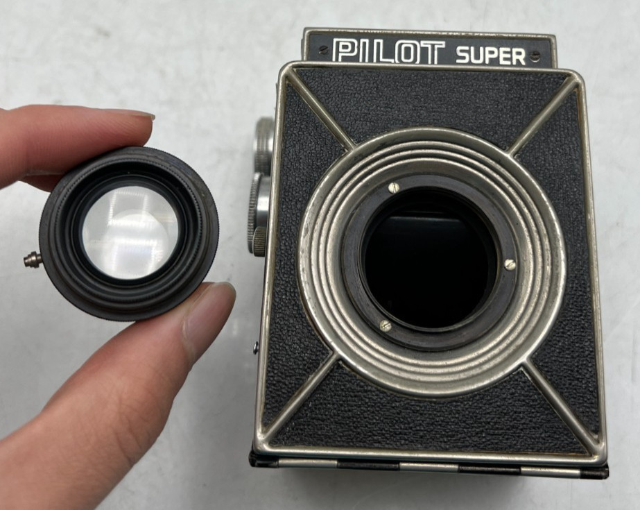 KW Pilot Super Medium Format 6×6 120 Film SLR Camera w/ Enna Ennatar F3.5 75mm