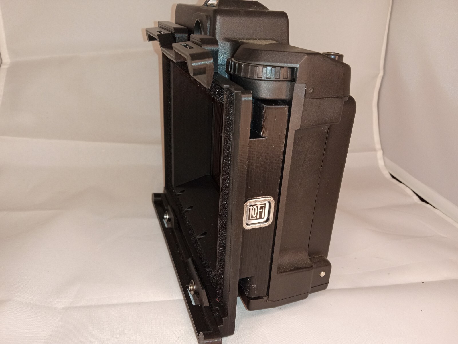 Fuji FP-1 rescue! Lo-Fi Non destructive conversion kit to 4x5gl . Lomograflok!!!