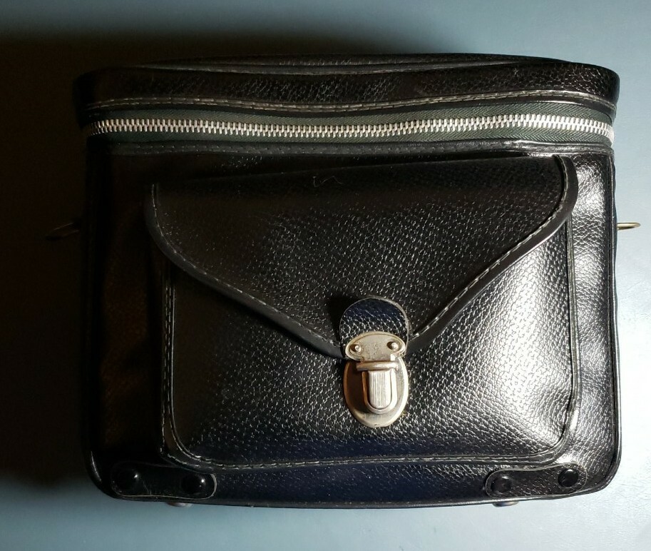 Ship in 24 Hours! Rare! Vintage Black Leather Camera Case Made in Japan