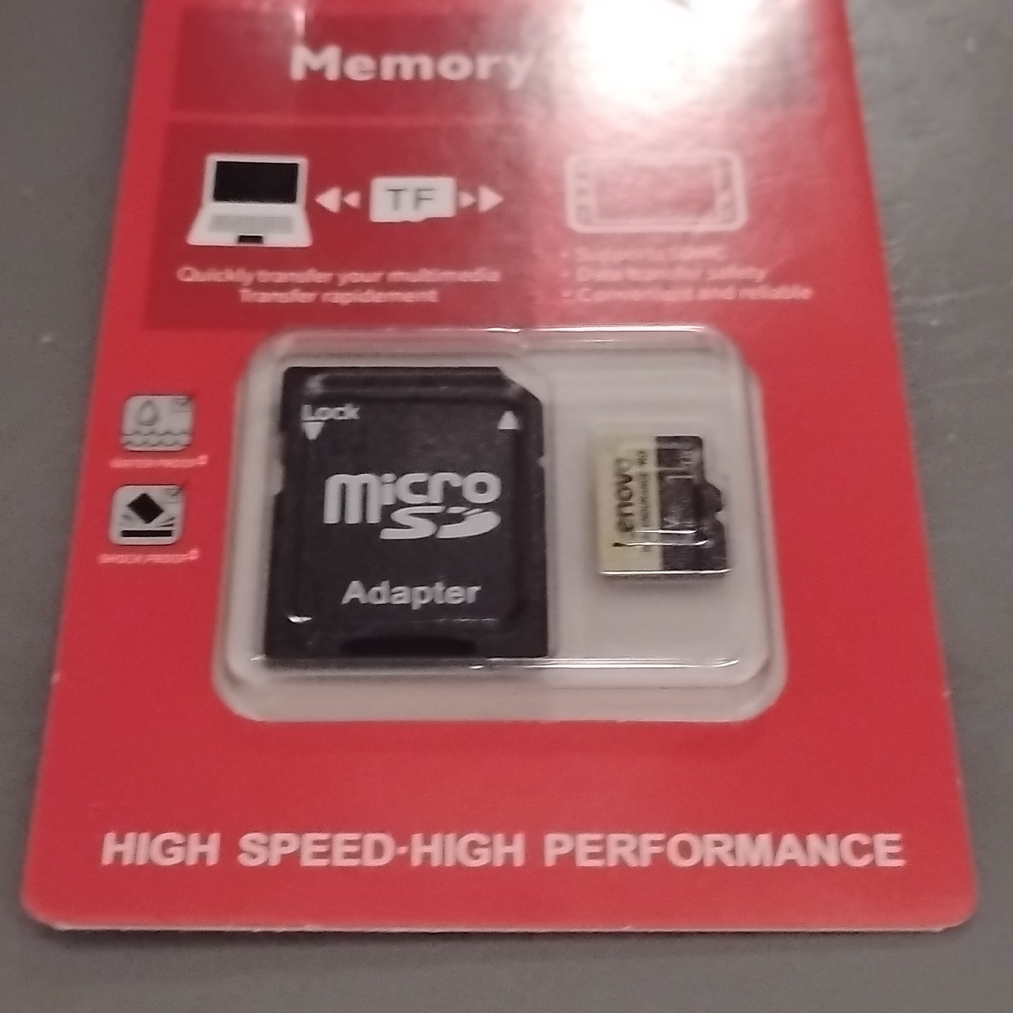 Lenovo 1TB microSD Card Class 10 High Speed Waterproof w/ microSD Adapter