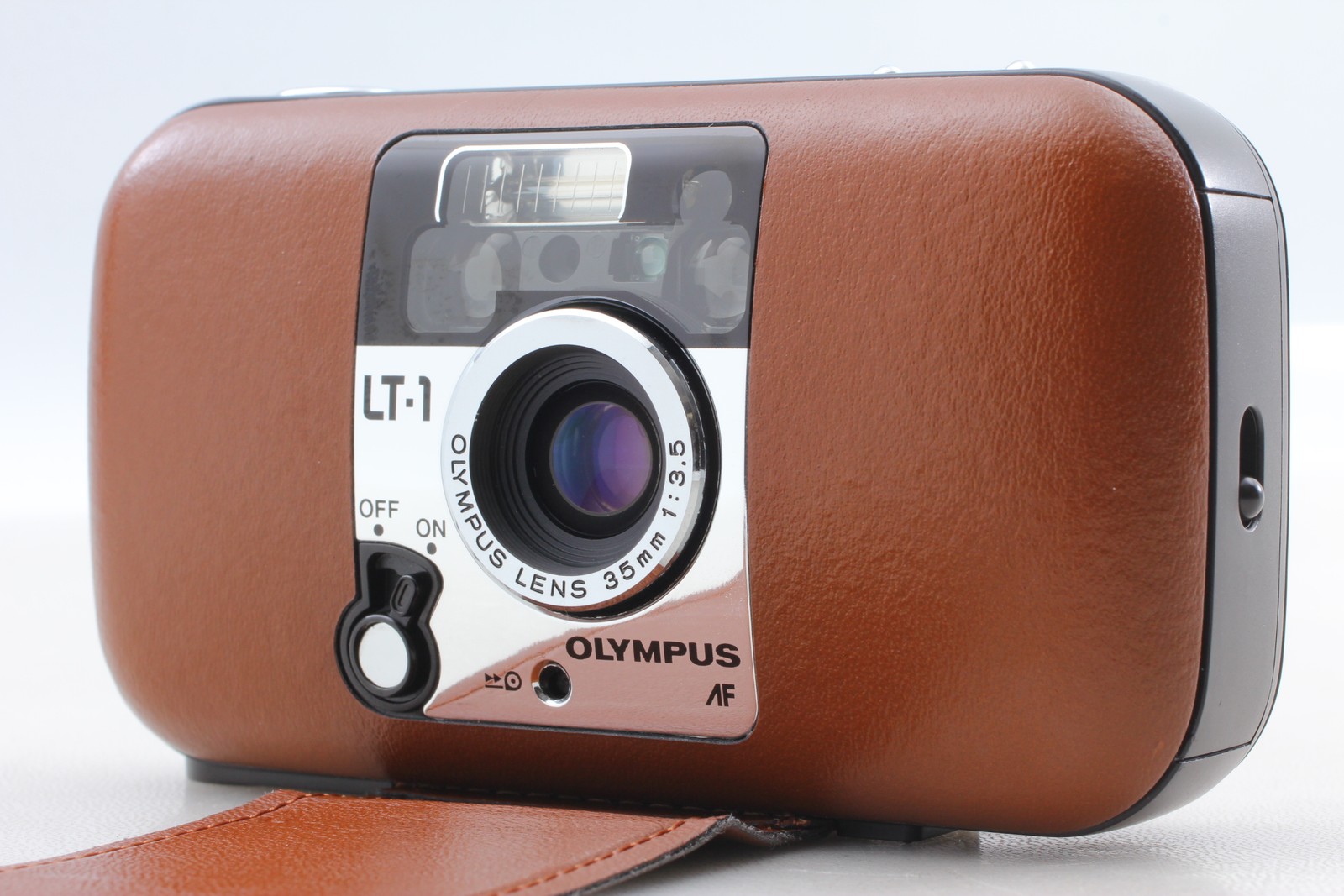 ⏯️ [Near MINT] Olympus LT-1 LT1 Brown 35mm Point & Shoot Film Camera From JAPAN