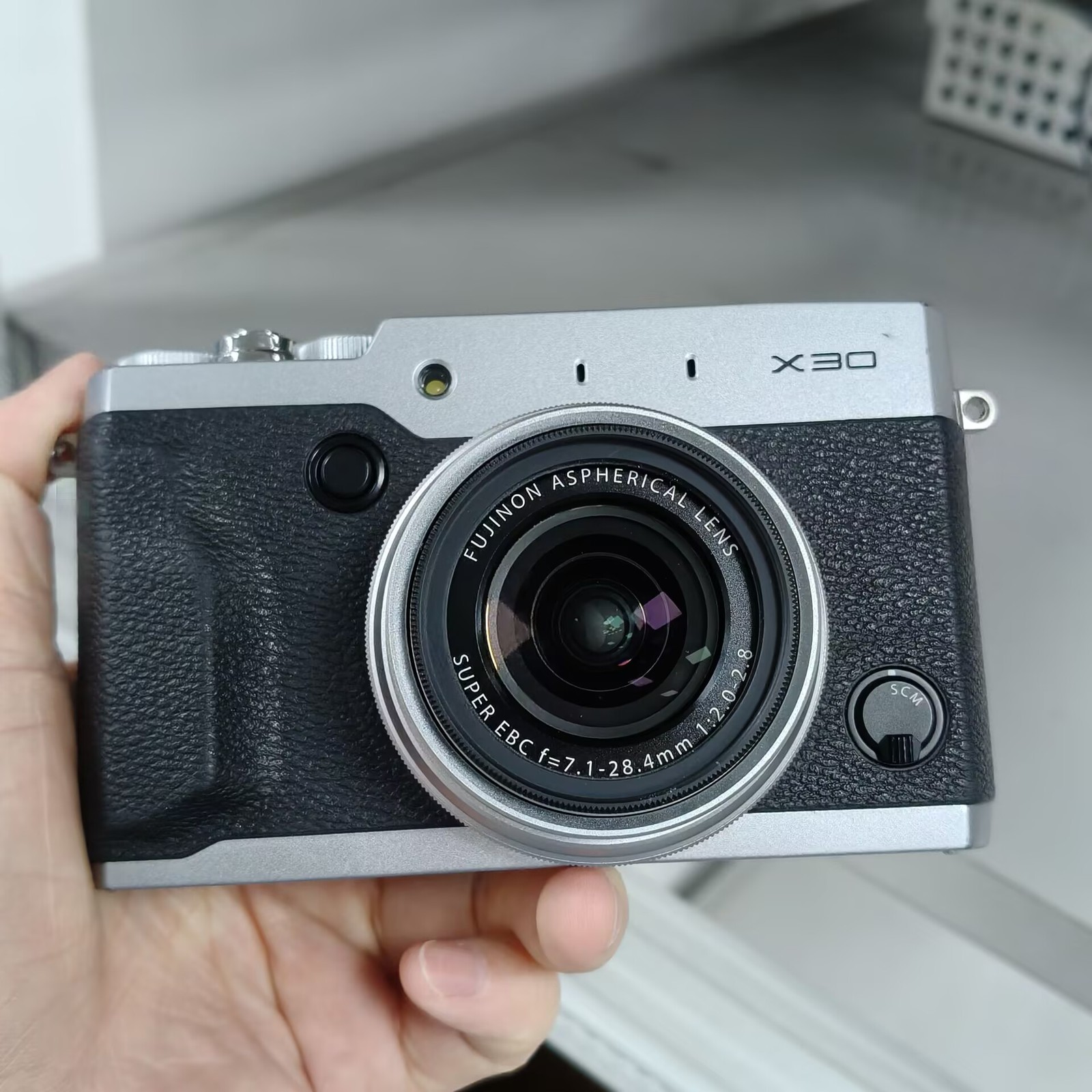 Fujifilm X30 12.0MP Digital Camera SILVER English Language – 95% New