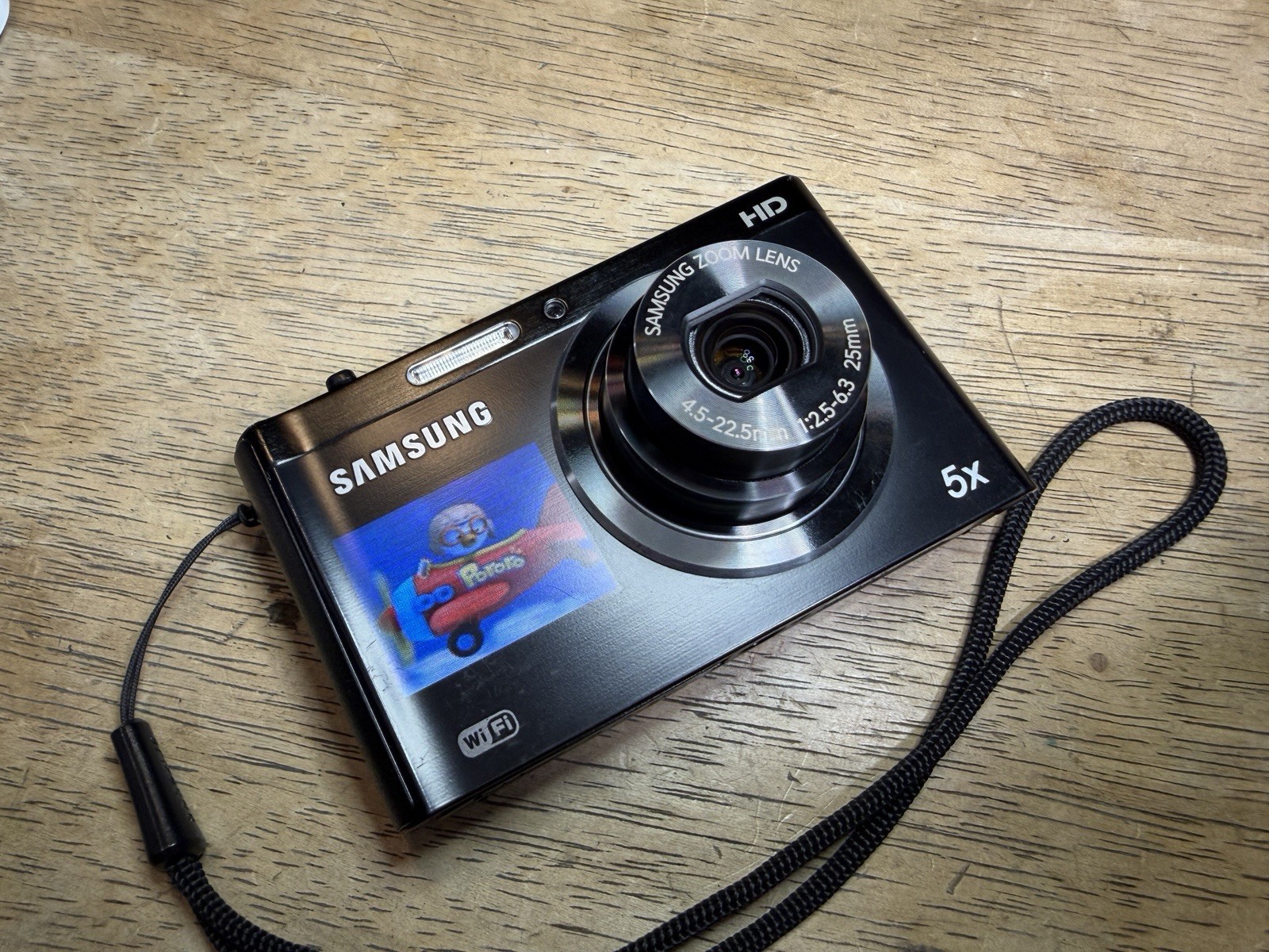 Samsung Digital Camera DV300F 16.1MP Selfie Screen Black Tested NO CHARGER READ