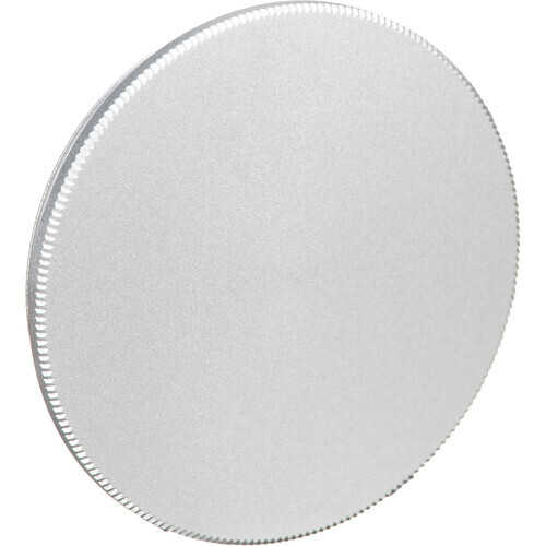 Metal Screw-on Front Lens Cap Stainless Steel Silver Universal