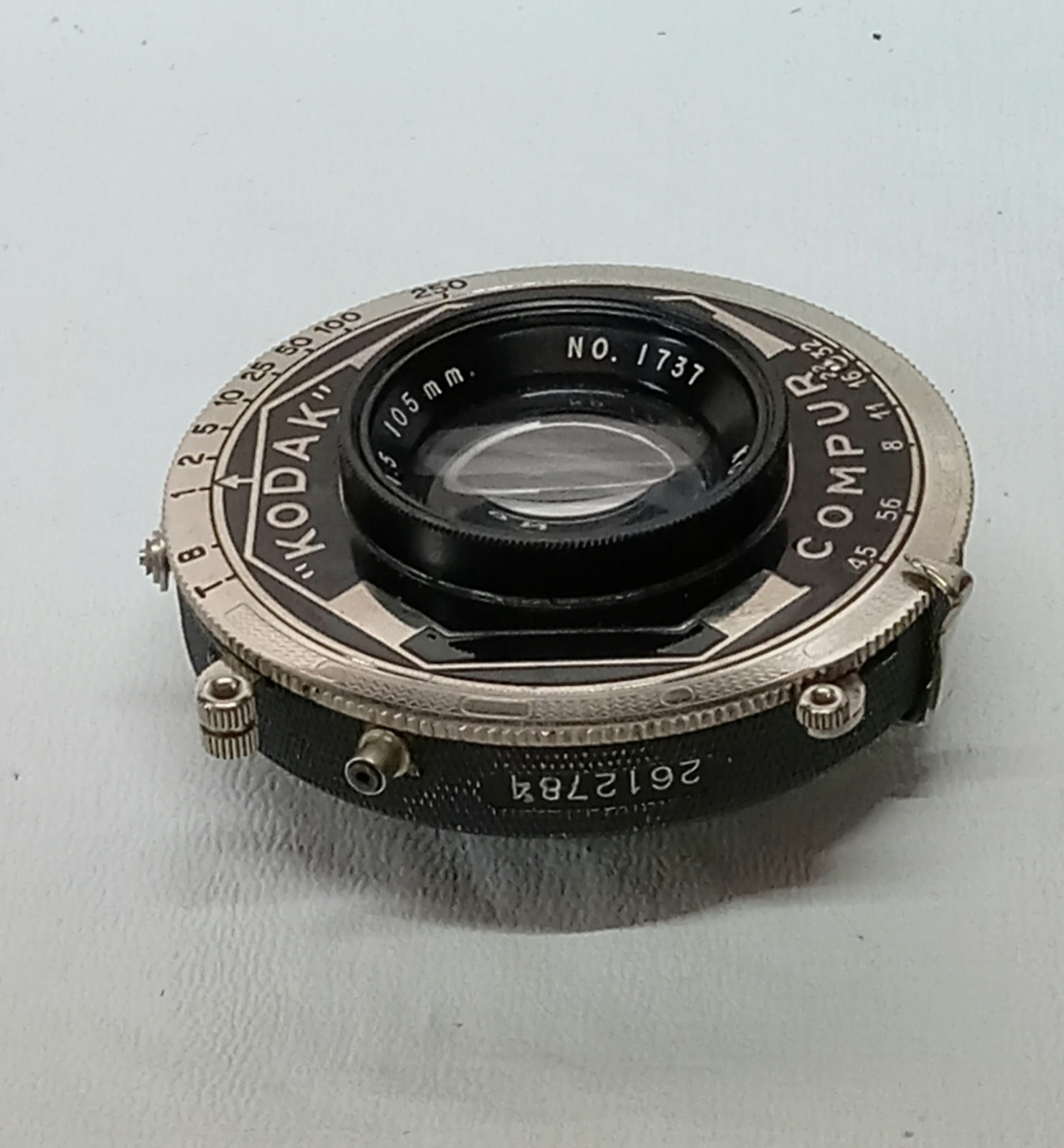 Kodak Anastigmat 105mm f/4.5 Lens with Kodak Compur Shutter