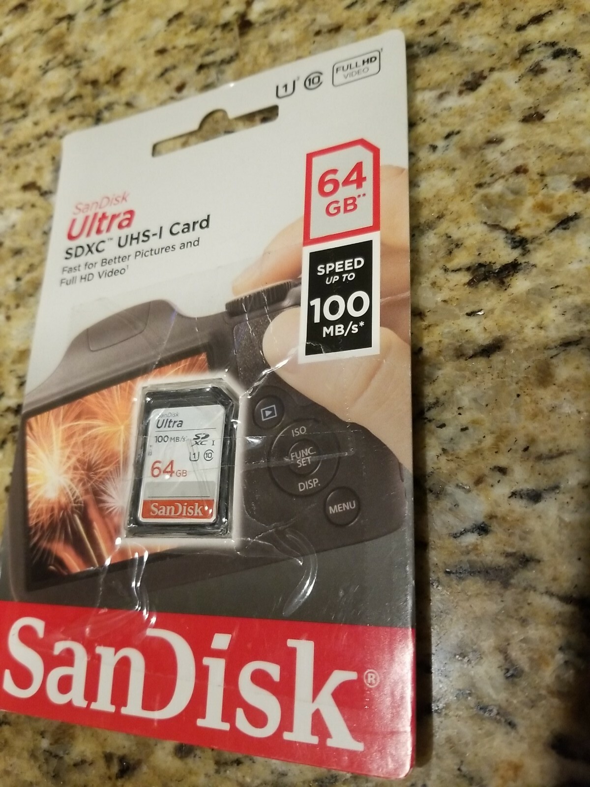 SanDisk Ultra 64 GB SDXC UHS-I Memory Card, Speed Up to 120MB/s, SDSDU, Class 10