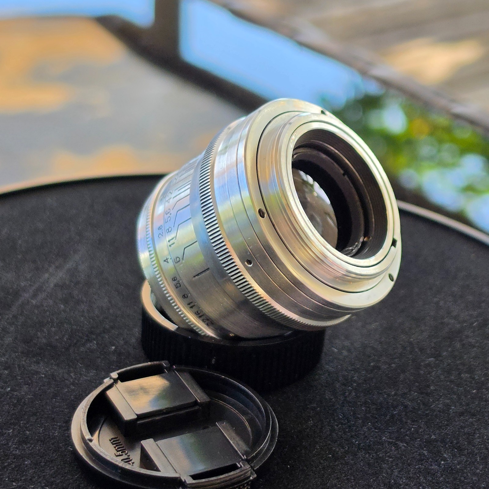 Jupiter-8 50mm f2 Soviet Silver Lens M39 LTM KMZ USSR Vintage Portrait Sonnar