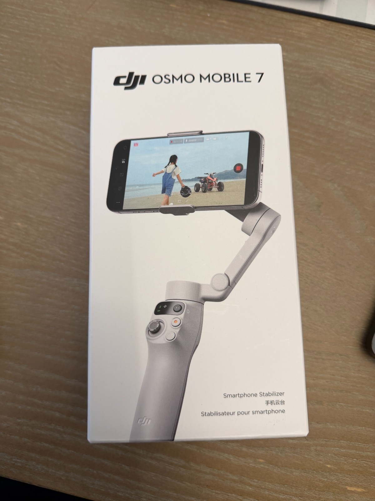 New Sealed DJI Osmo Mobile 7 Gimbal Stabilizer Built-In Tripod