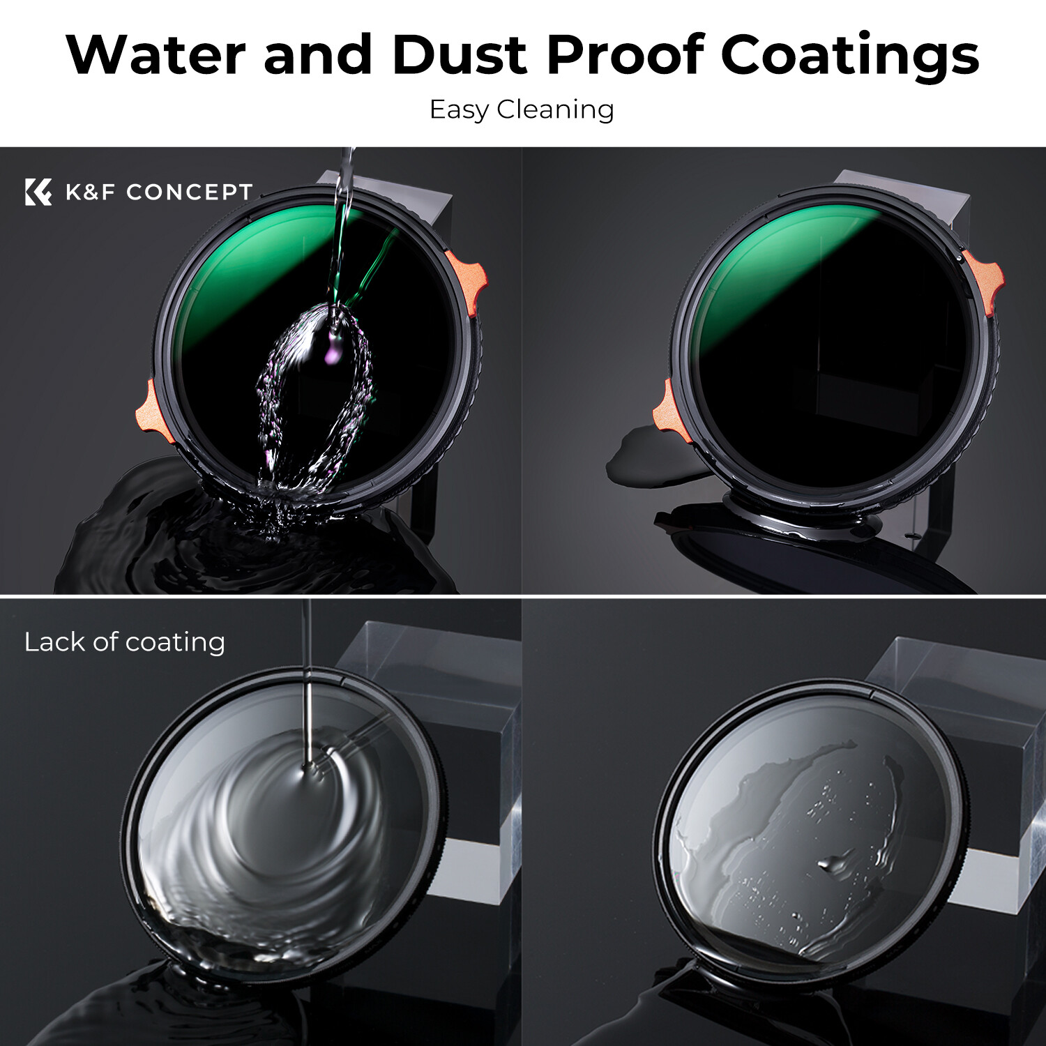 K&F Concept 2 in 1 ND4-ND64 Variable ND Filter & CPL Circular Polarizing Filter