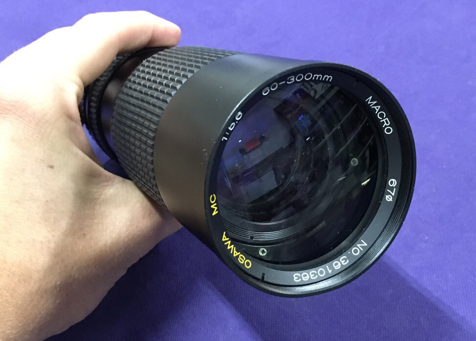 Osawa MC Macro 1:5.6 60-300mm Lens Made In Japan For Nikon w/ Bag!