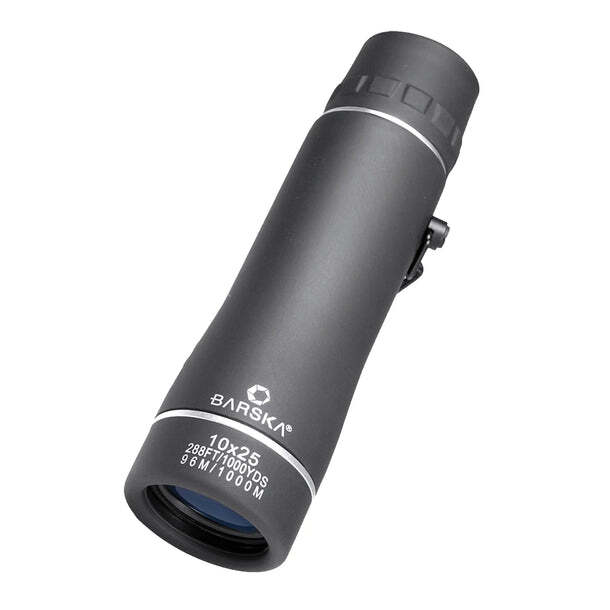 Barska AA10196 Optics Zoom 10x 25mm Trend Monocular Blue Lens with Case Bag