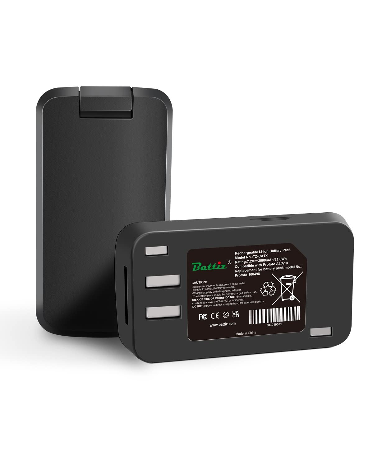 Replacement Li-Ion Battery Compatible with Profoto Camera Flash A1/A1X/A10 Se…