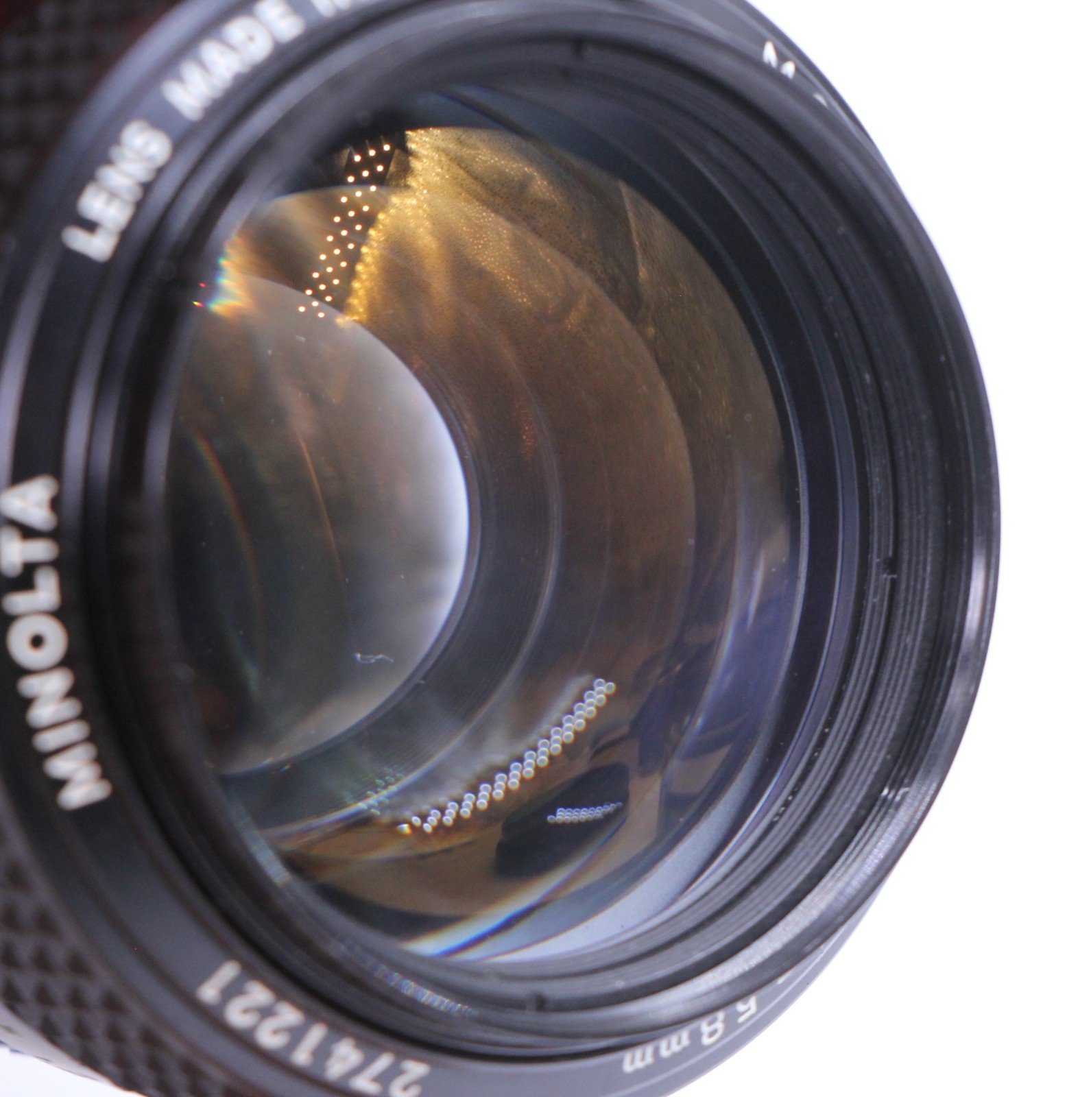 Minolta MC Rokkor-x 58mm F1.2 MD Lens Japan Second Model 58/1.2 Free Ship READ!