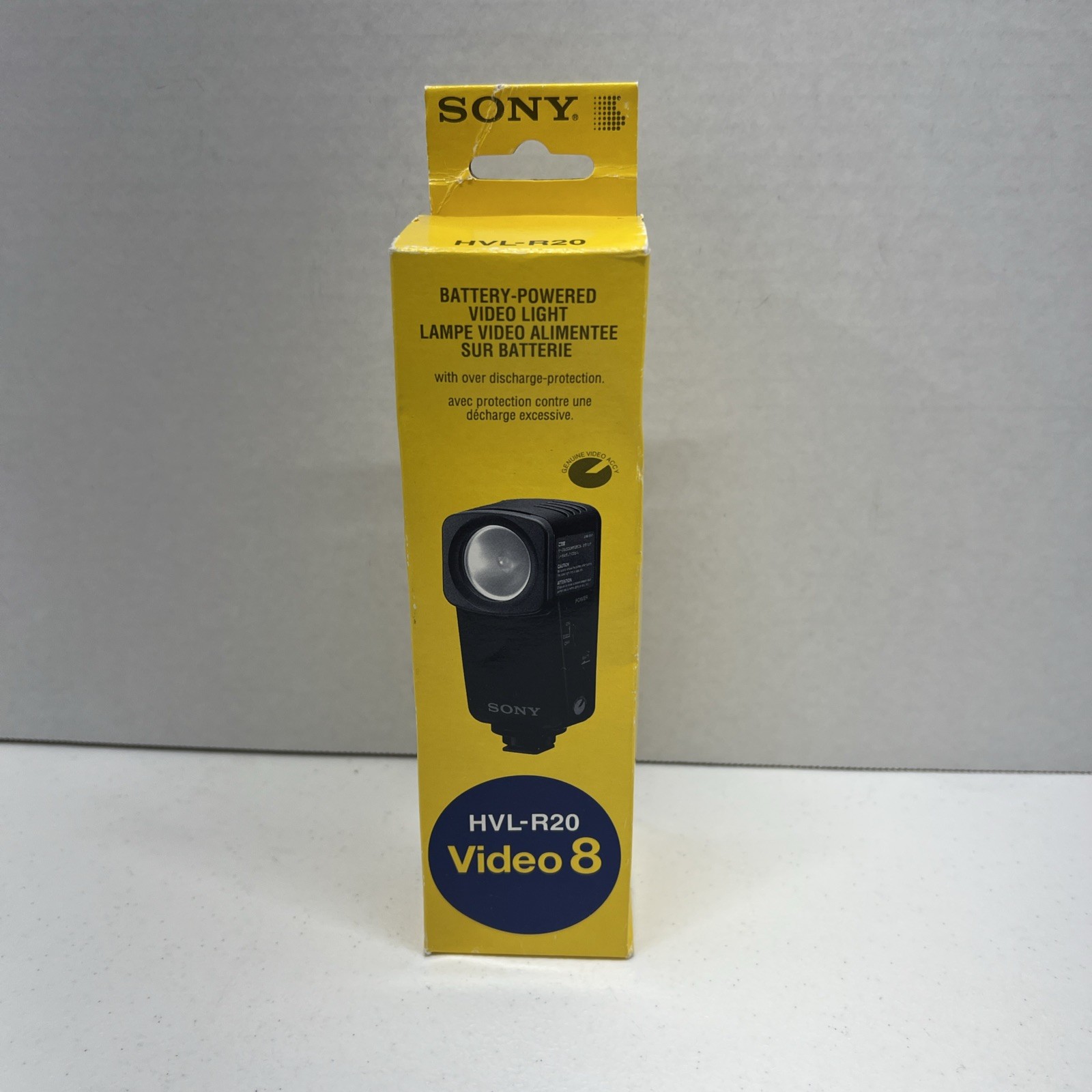 SONY HVL-R20 VIDEO 8 BATTERY POWERED CAMERA LIGHT – NOS