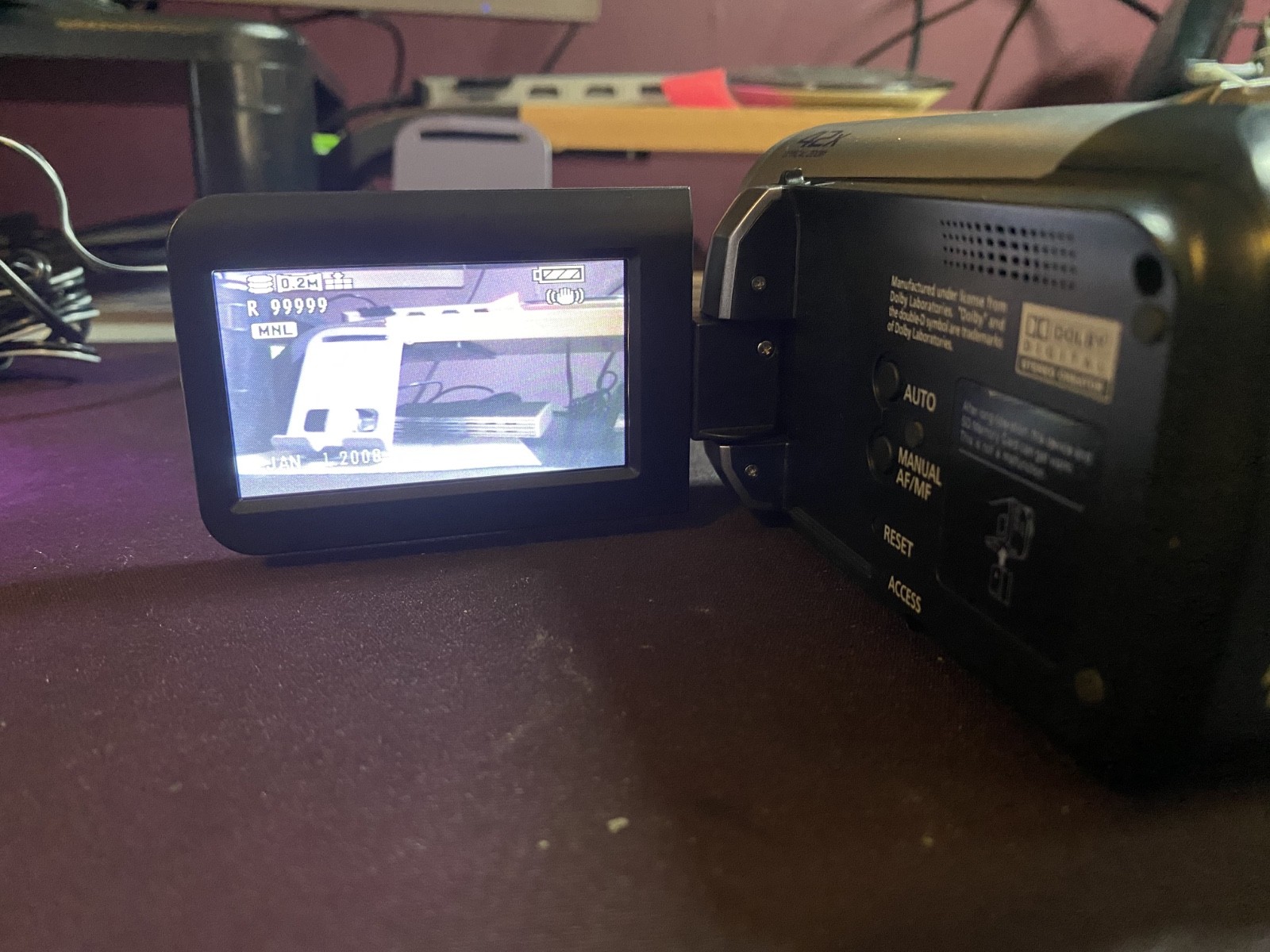 Panasonic SDR-H40 (40 GB) Hard Drive Camcorder – Silver with bag