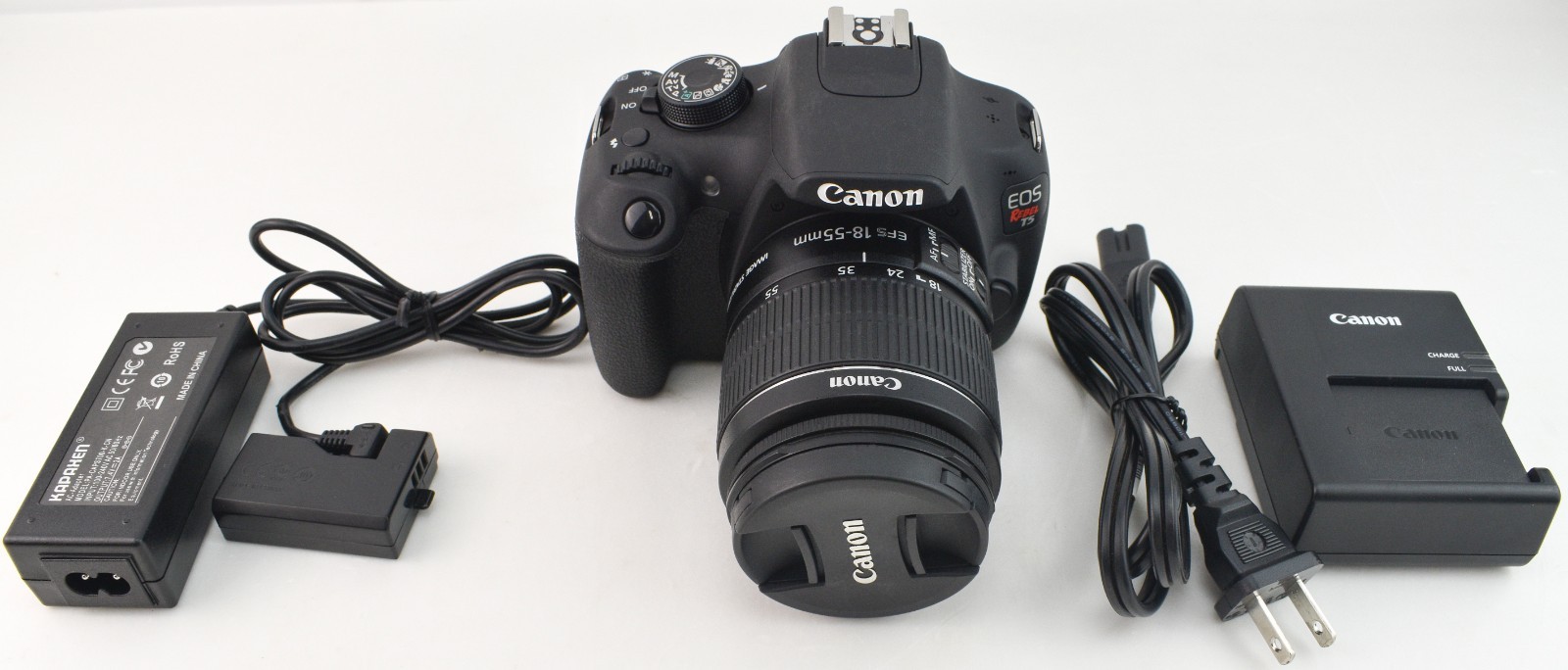 Canon EOS Rebel T5 Digital SLR Camera Kit w/ Lens & Accessories