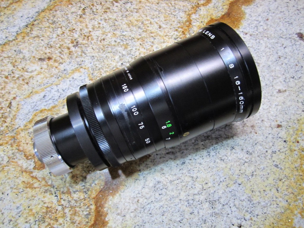 HUGE! SUPER-16 TOKINA 1.8/16-160MM C-MOUNT ZOOM LENS for BOLEX 16MM MOVIE CAMERA