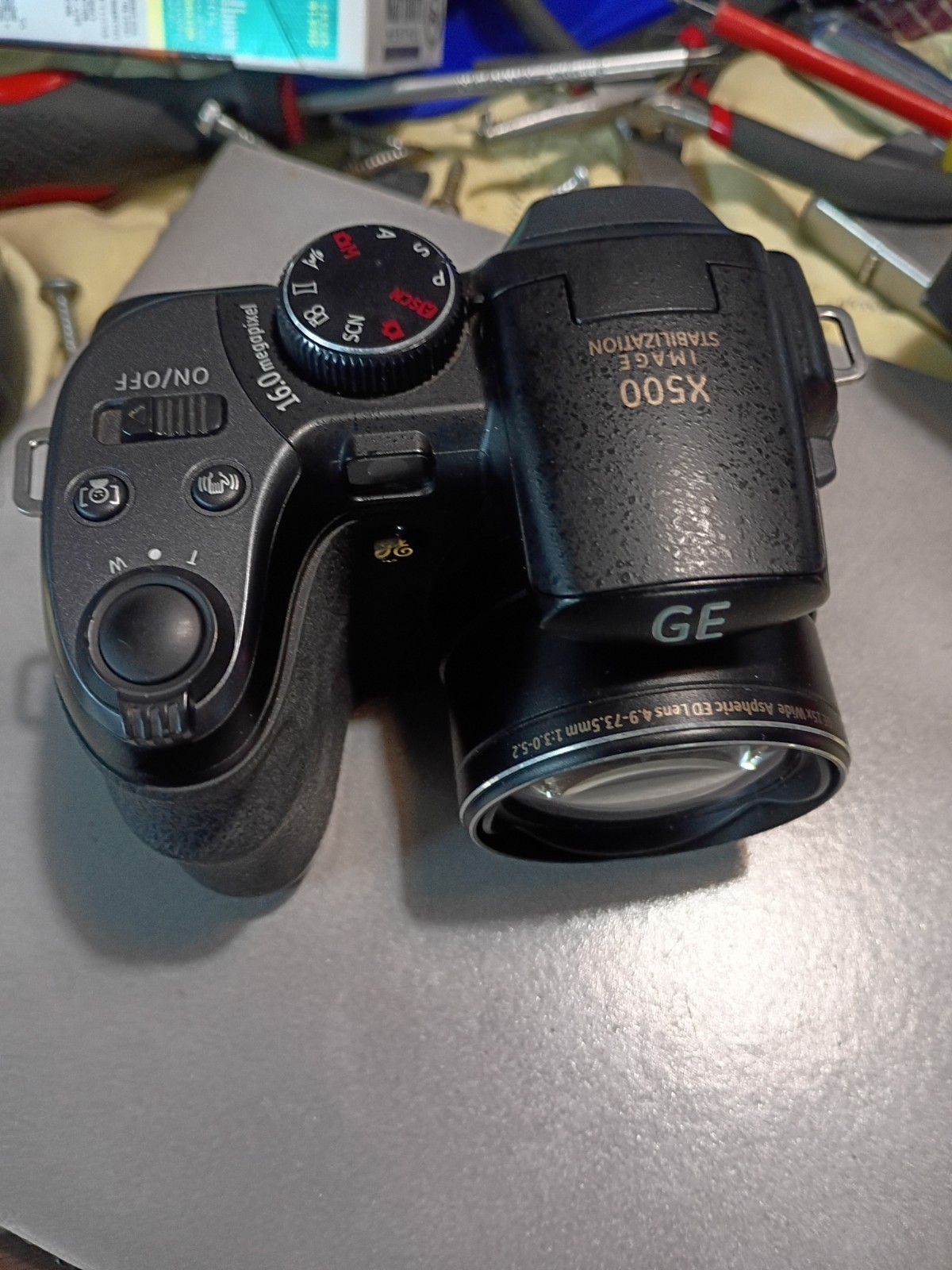 GE Power Pro Series X500 16.0MP Digital Camera – White