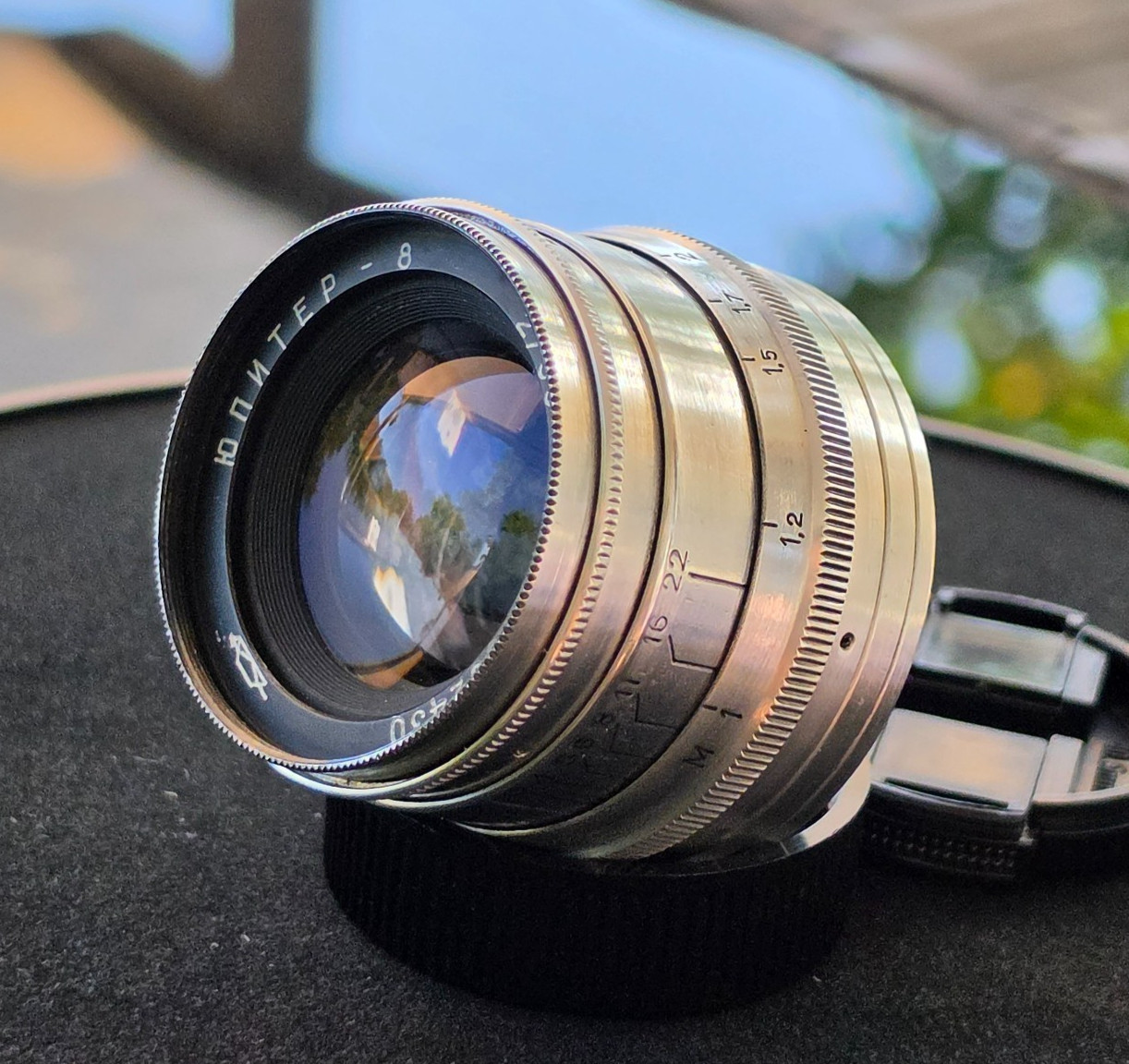 Jupiter-8 50mm f2 Soviet Silver Lens M39 LTM KMZ USSR Vintage Portrait Sonnar