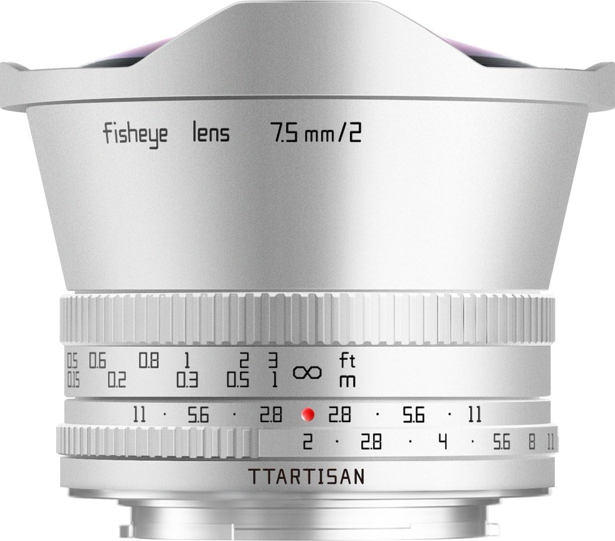 TTArtisan 7.5mm F2.0 APS-C Manual Focus Fisheye Lens Canon Nikon Fuji Sony M4/3