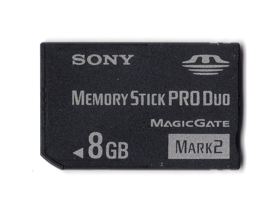 Sony Memory Stick Pro Duo 8GB MS-MT8G Genuine Memory Card For Camera / PSP