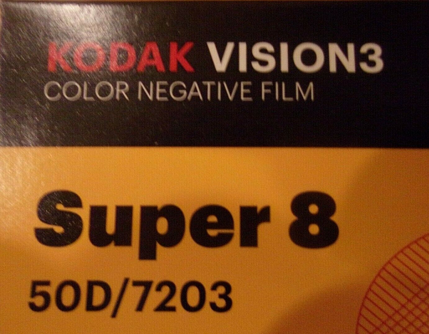 Kodak Vision 3 50D 7203 Super-8 Color Negative Film – NEW Fresh Kodak SEE VIDEO