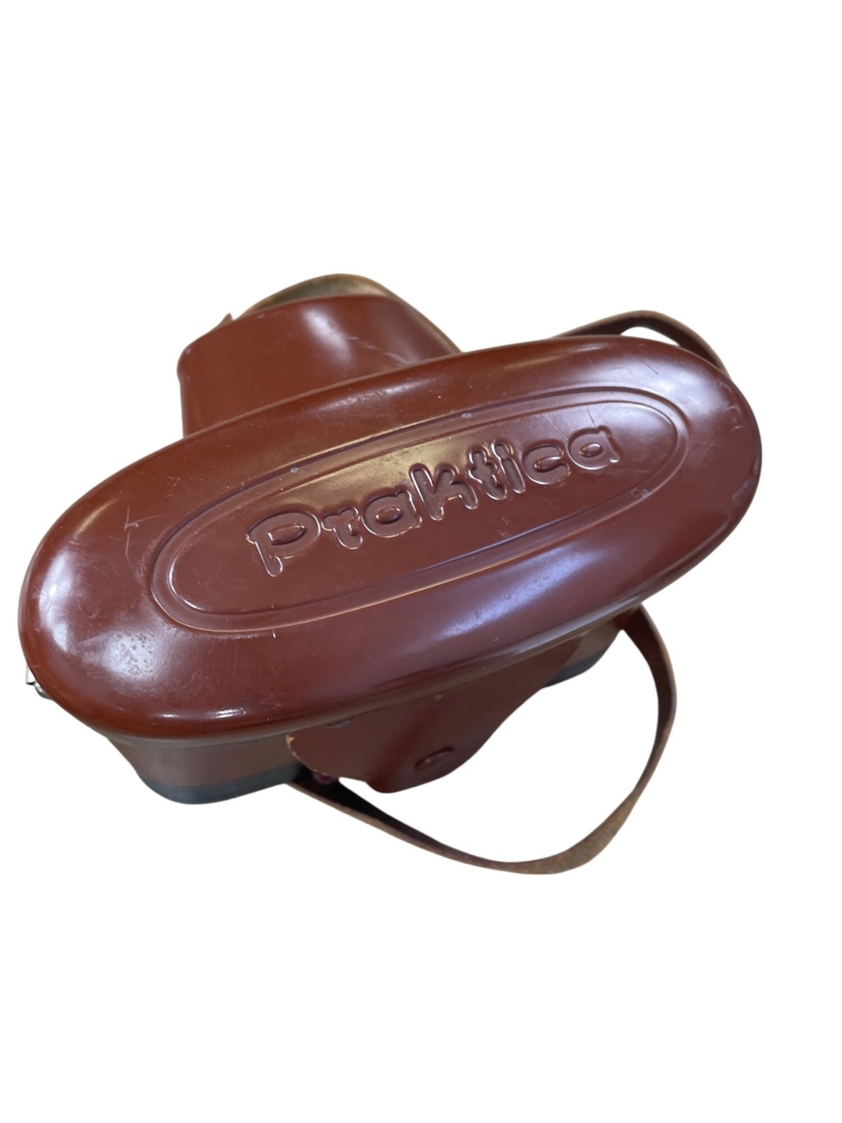 Praktica FX3 35mm Vintagec collectible Film Camera With Leather Case Strap SKU 8