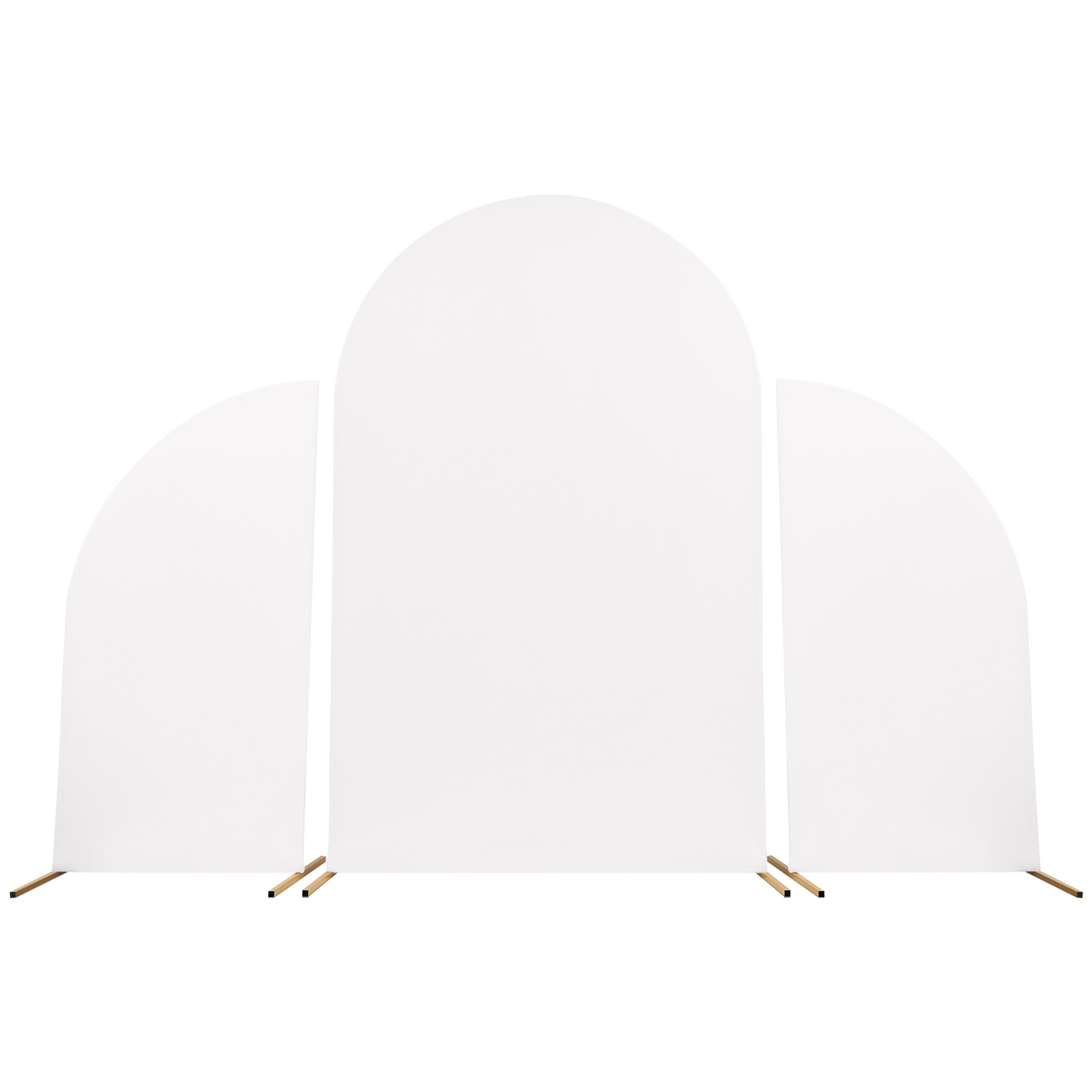 Metal Wedding Stand Backdrop Rack DIY Party Arch Flower Holder with Fabric Cover