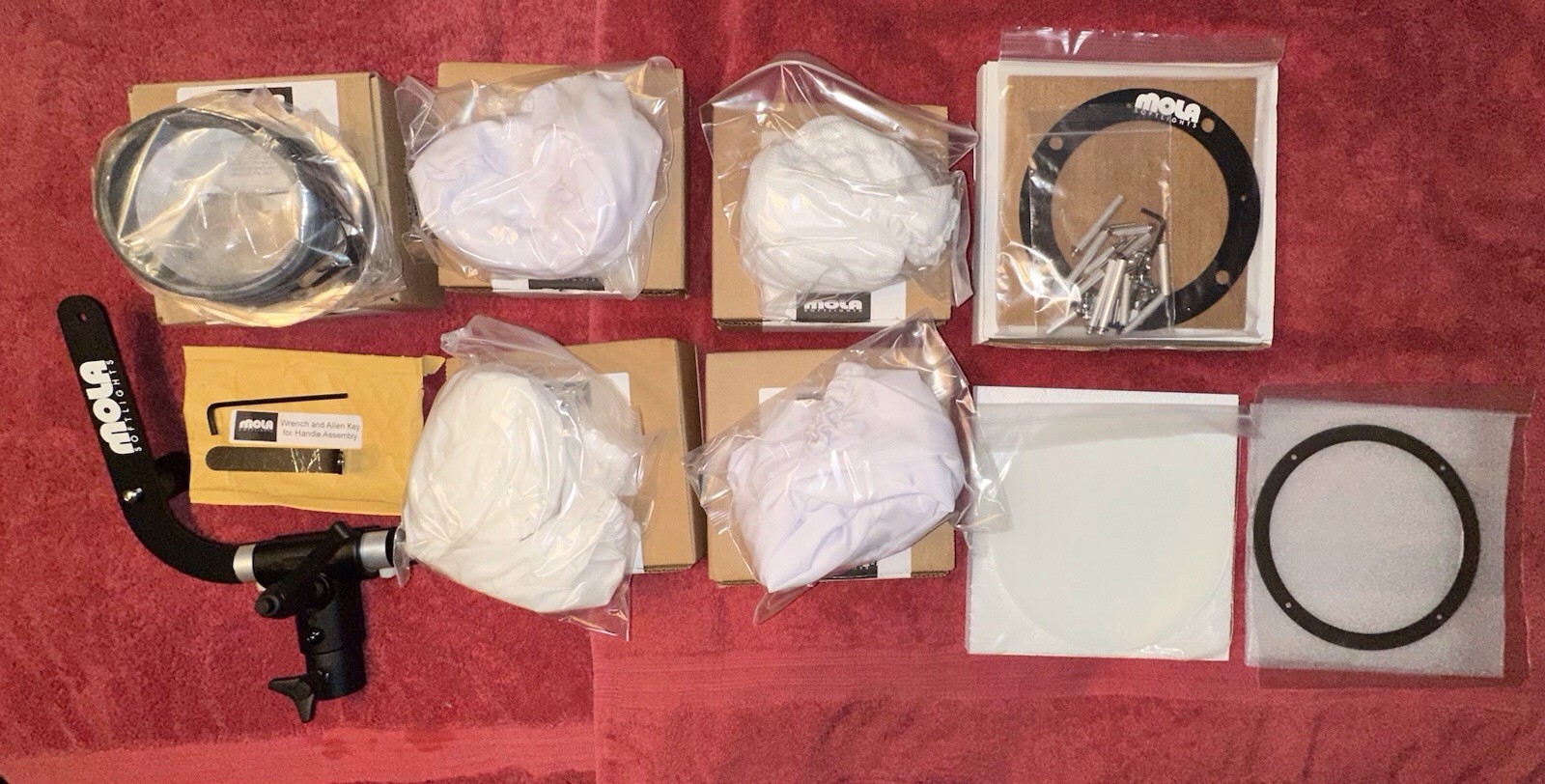 MOLA Setti 28” Beauty Dish (White) NEW w/Case MANY Accessories Profoto Speedring