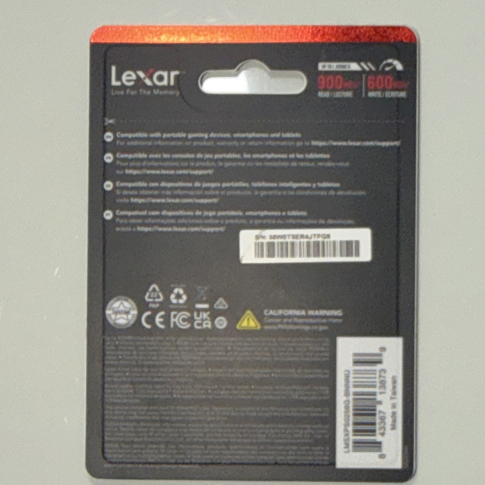 Lexar PLAY PRO 256GB microSDXC Express Card Class 3 High Speed For Switch 2