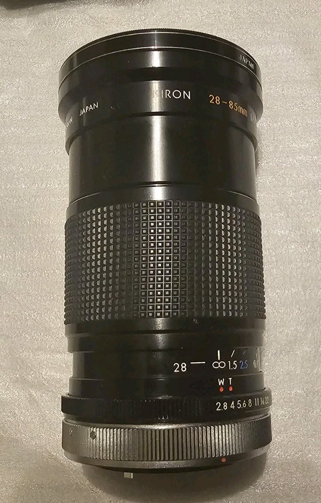 28-85mm f/2.8-3.8 MACRO Kiron Kino LENS W/ VIVITAR 67mm 81A Filter